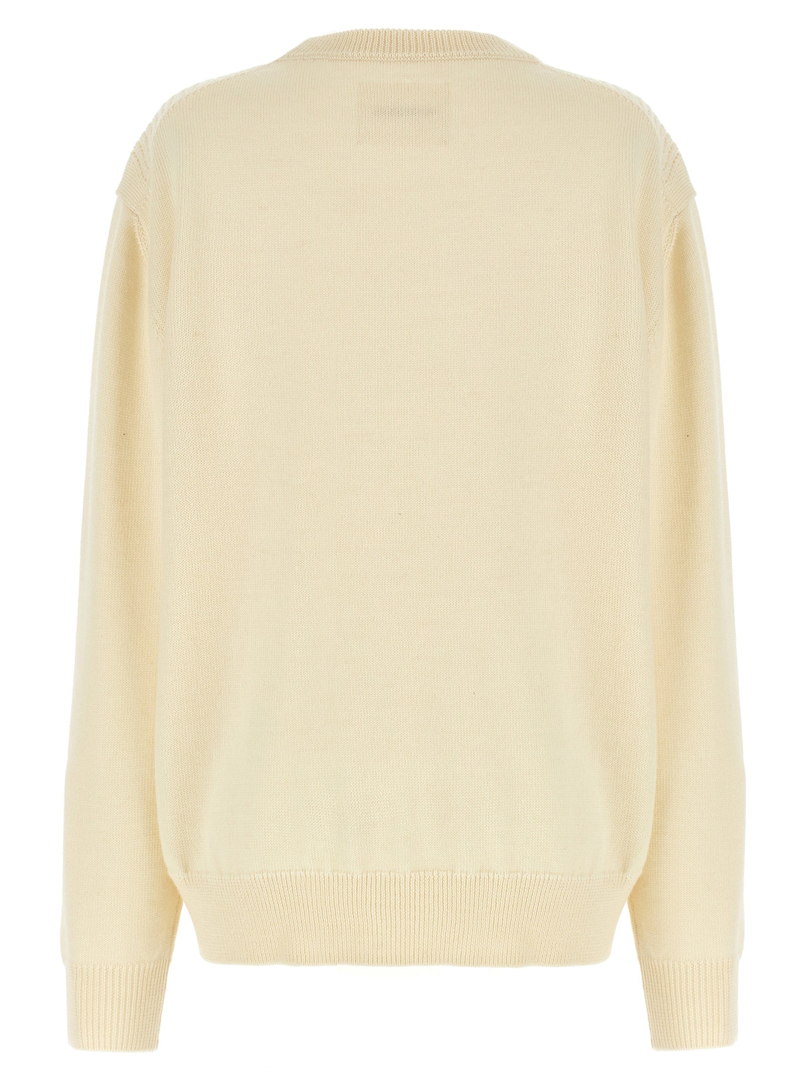 White Wool Cardigan