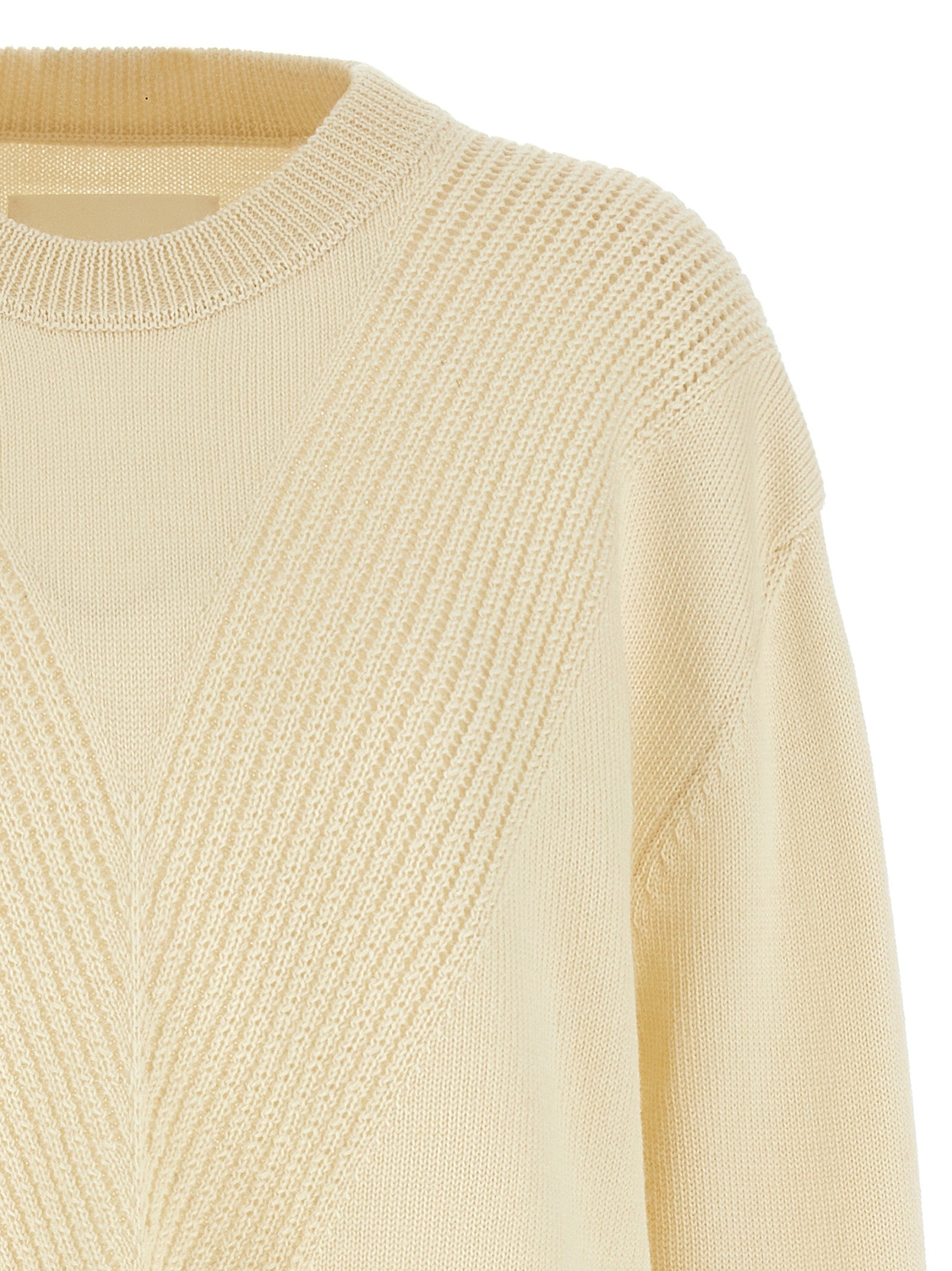 White Wool Cardigan
