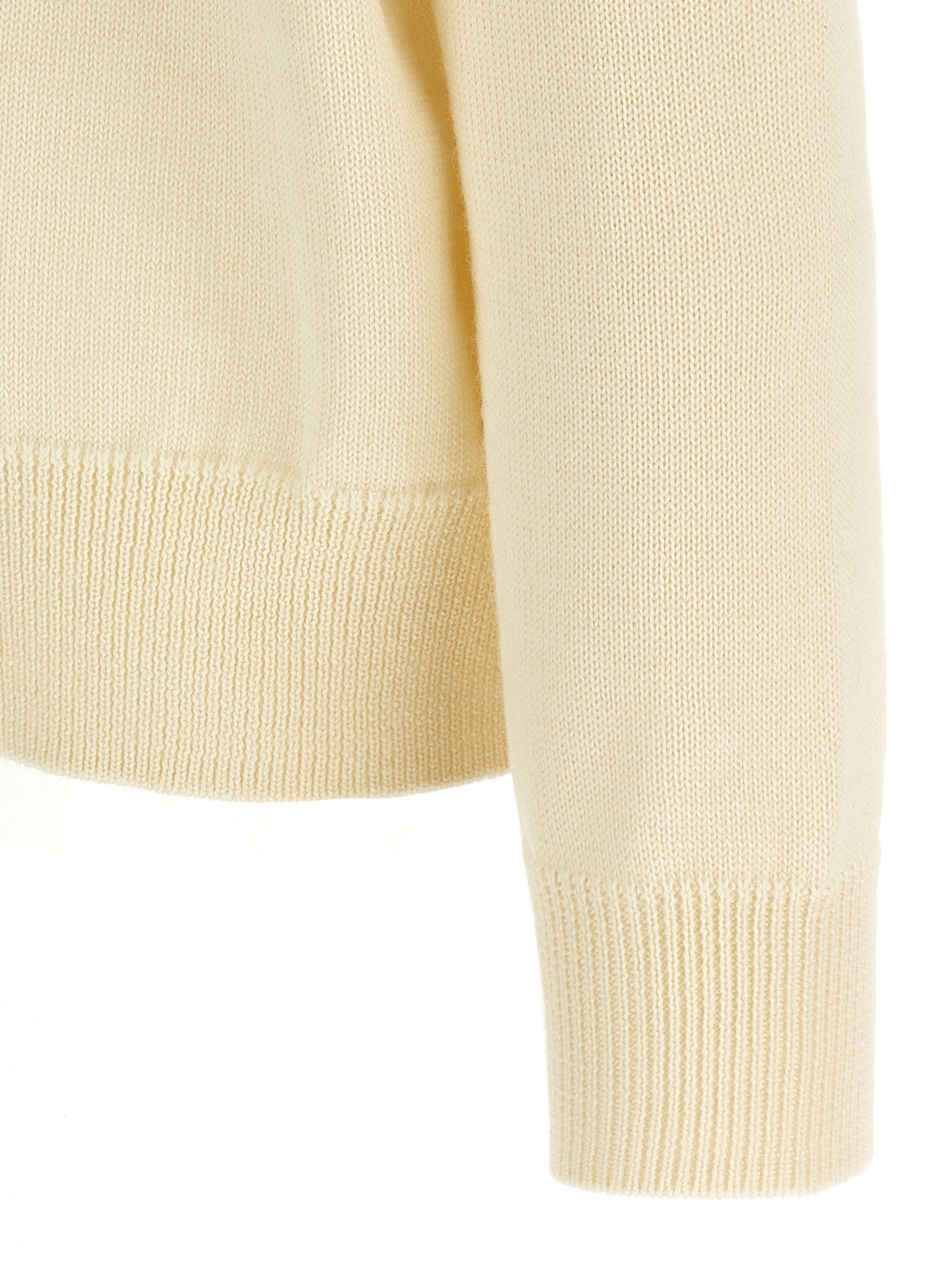 White Wool Cardigan