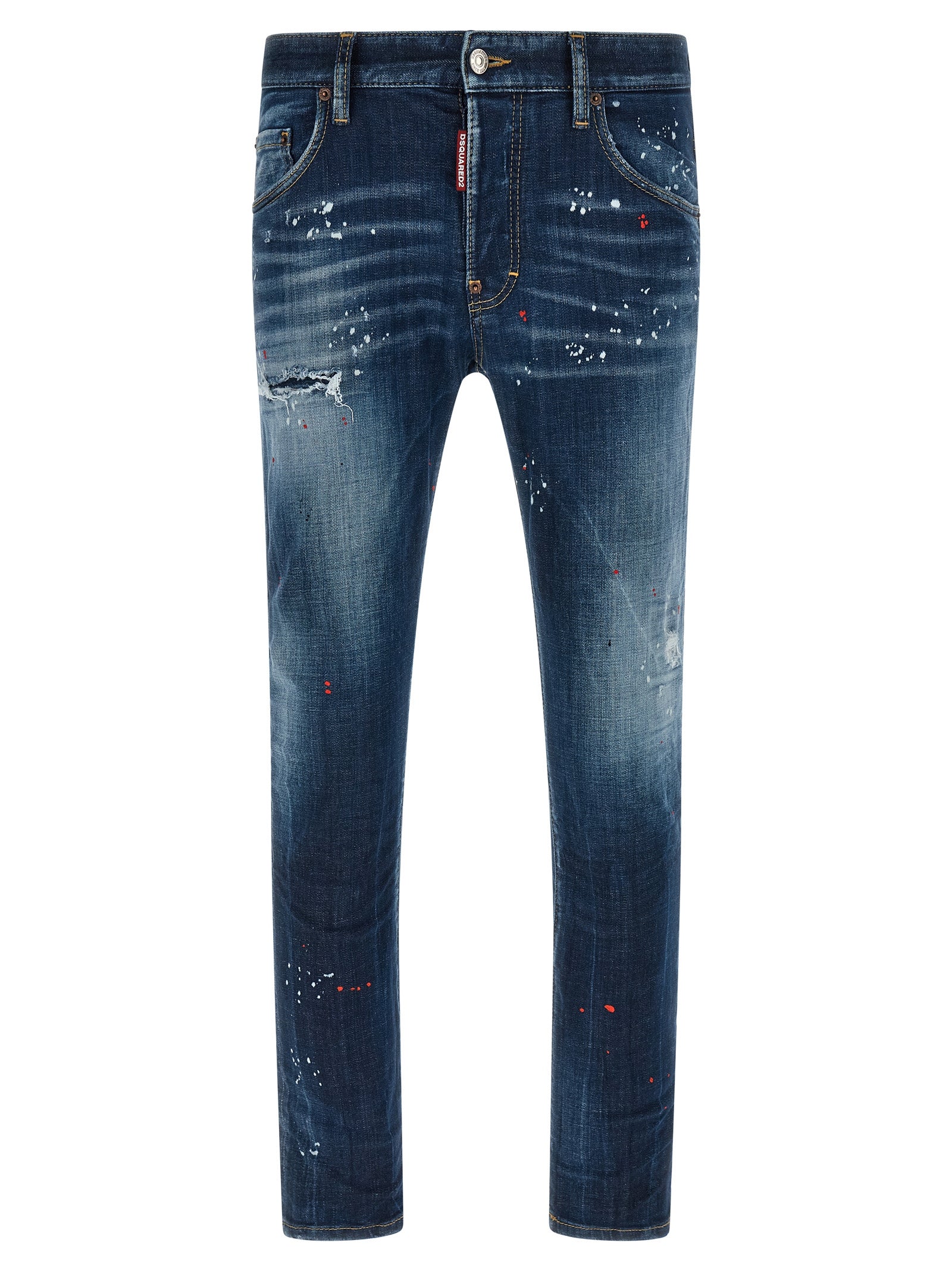 Blue Cotton Jeans Denim