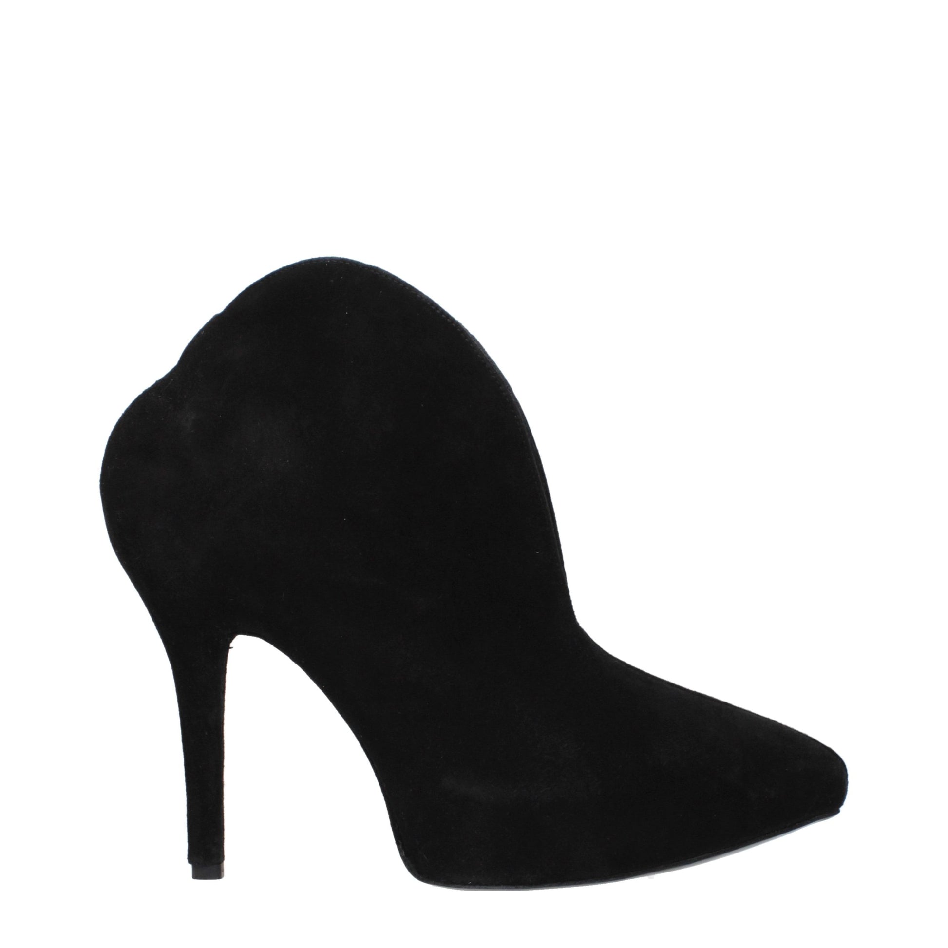 Black Leather Ankle Boots
