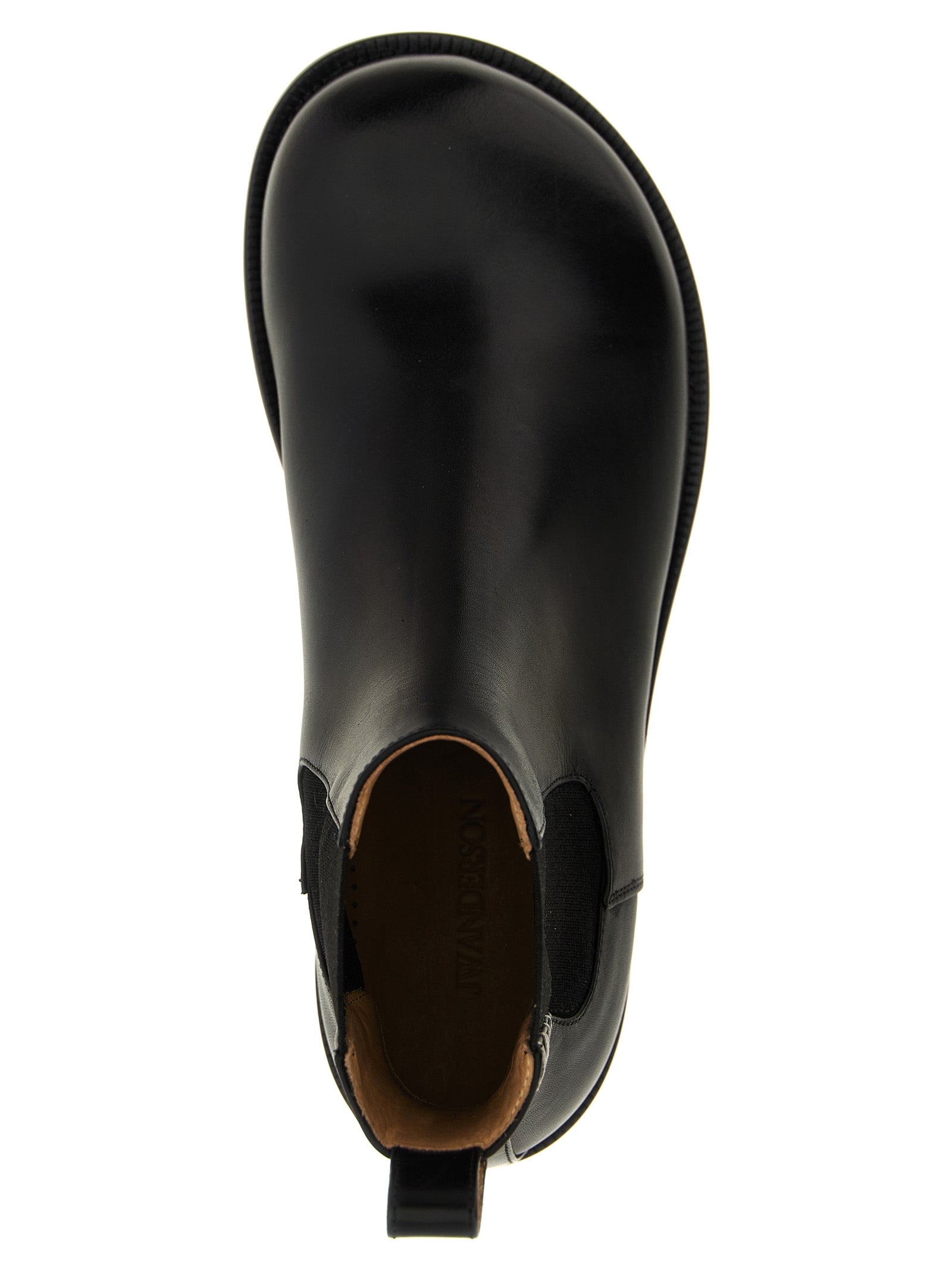 Black Calfskin Chelsea Boots