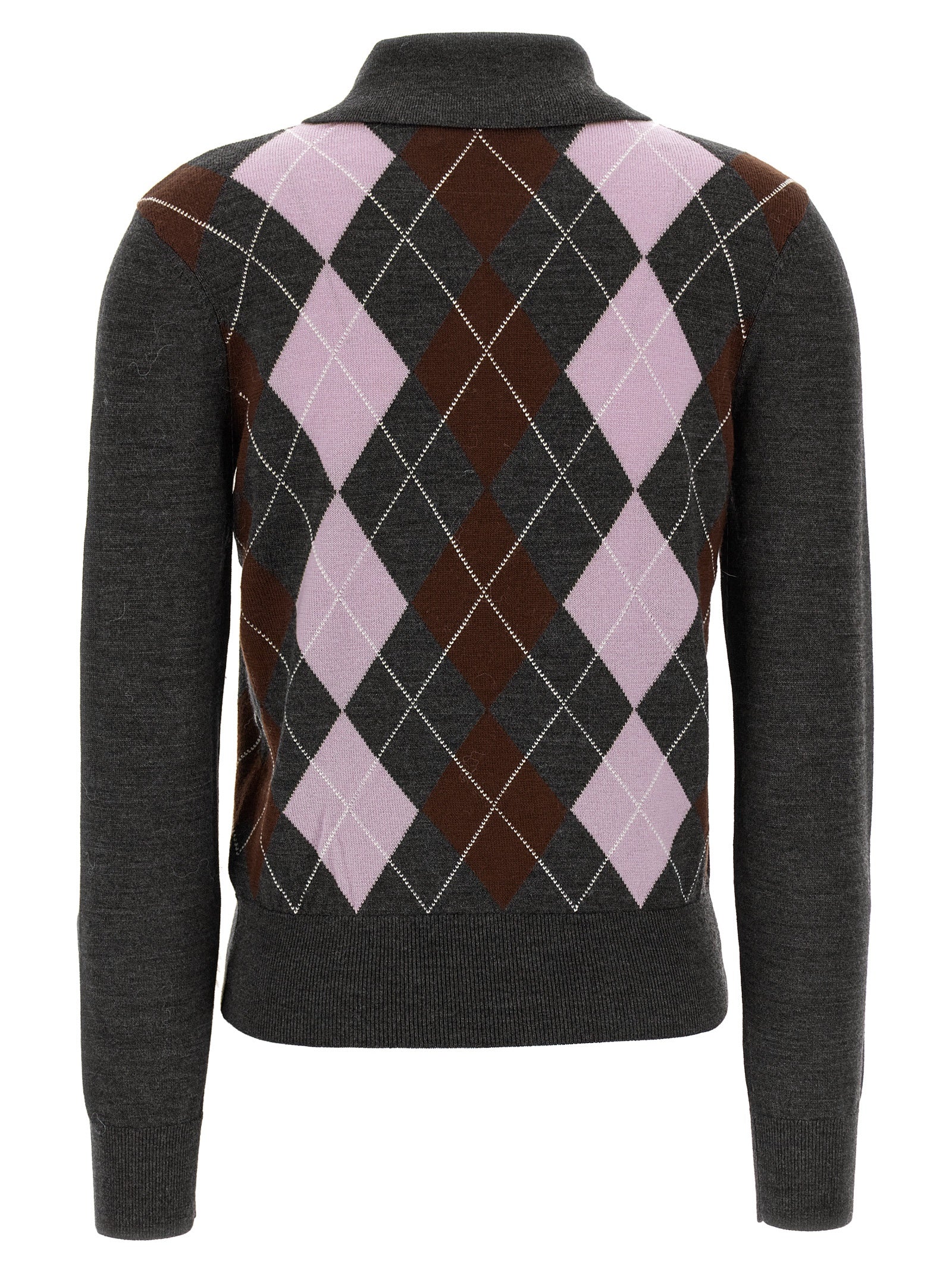 Gray Wool Cardigan