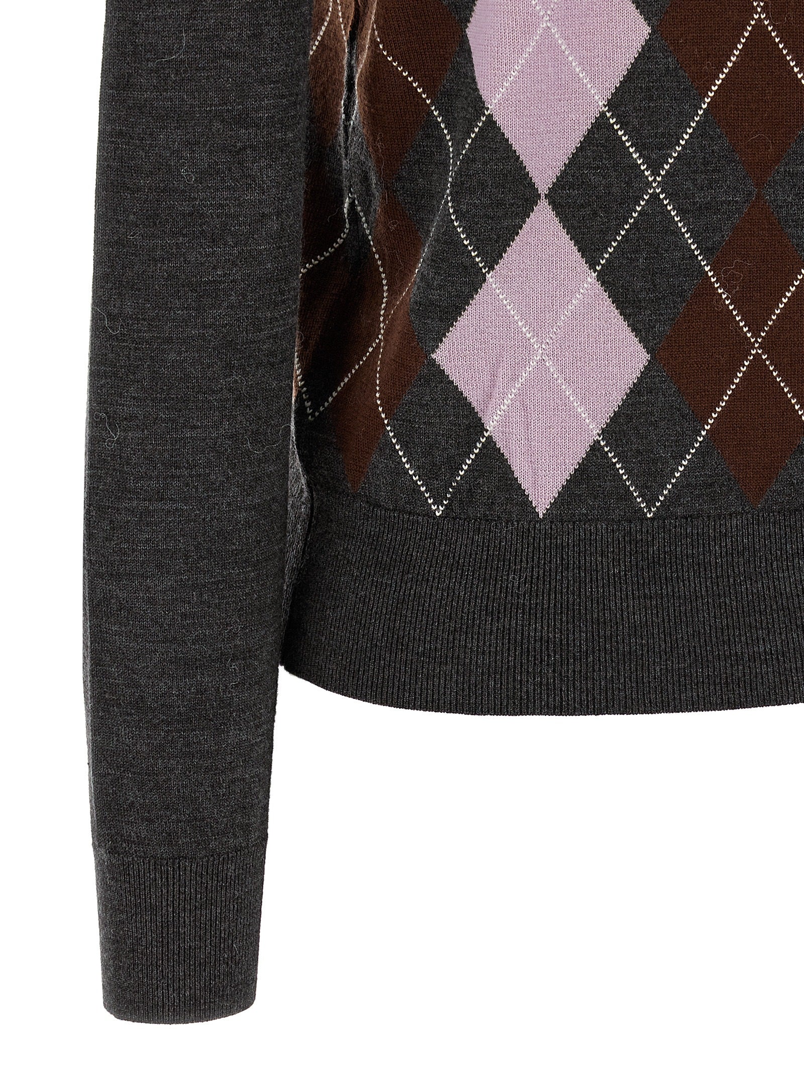 Gray Wool Cardigan