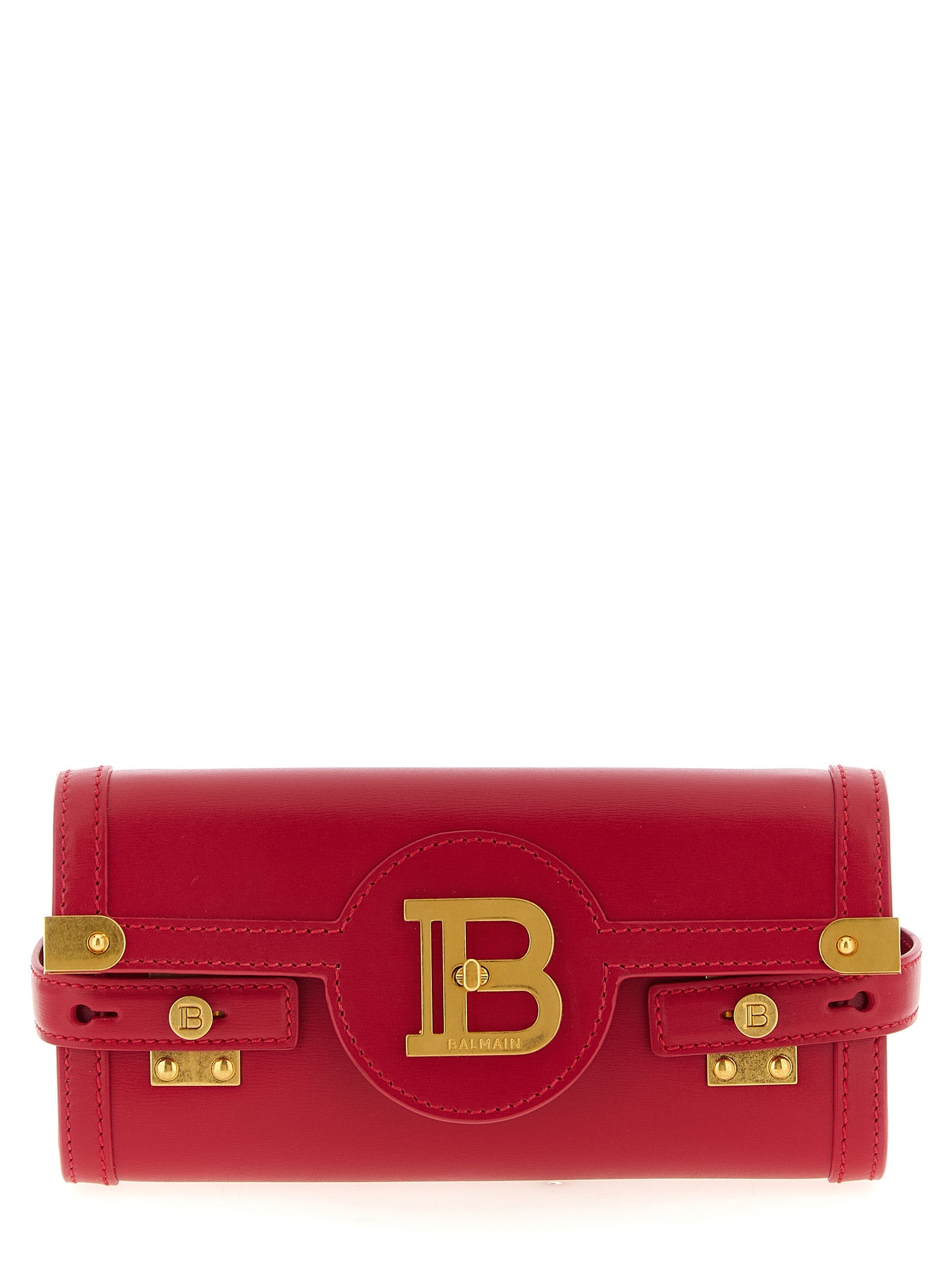 Fuchsia Calfskin Clutch Bag