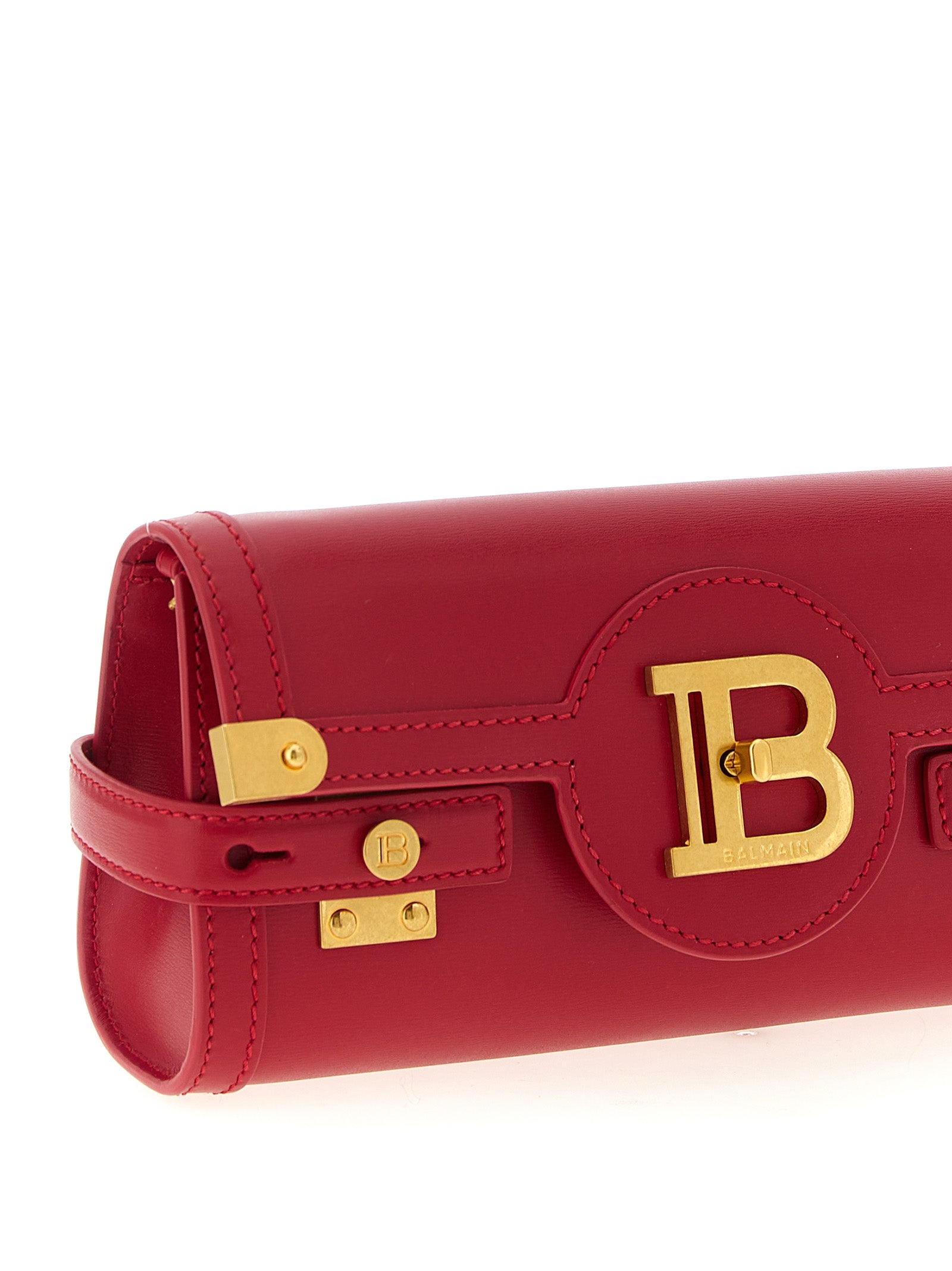 Fuchsia Calfskin Clutch Bag