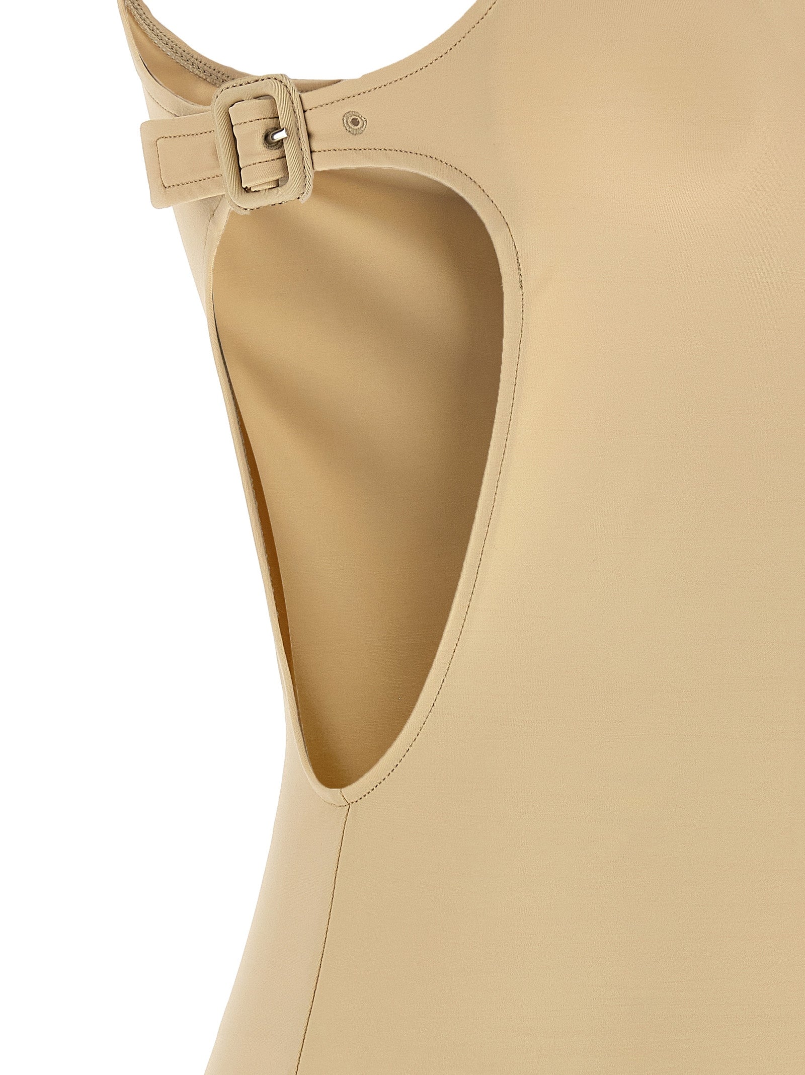 Beige Polyamide Bodysuit