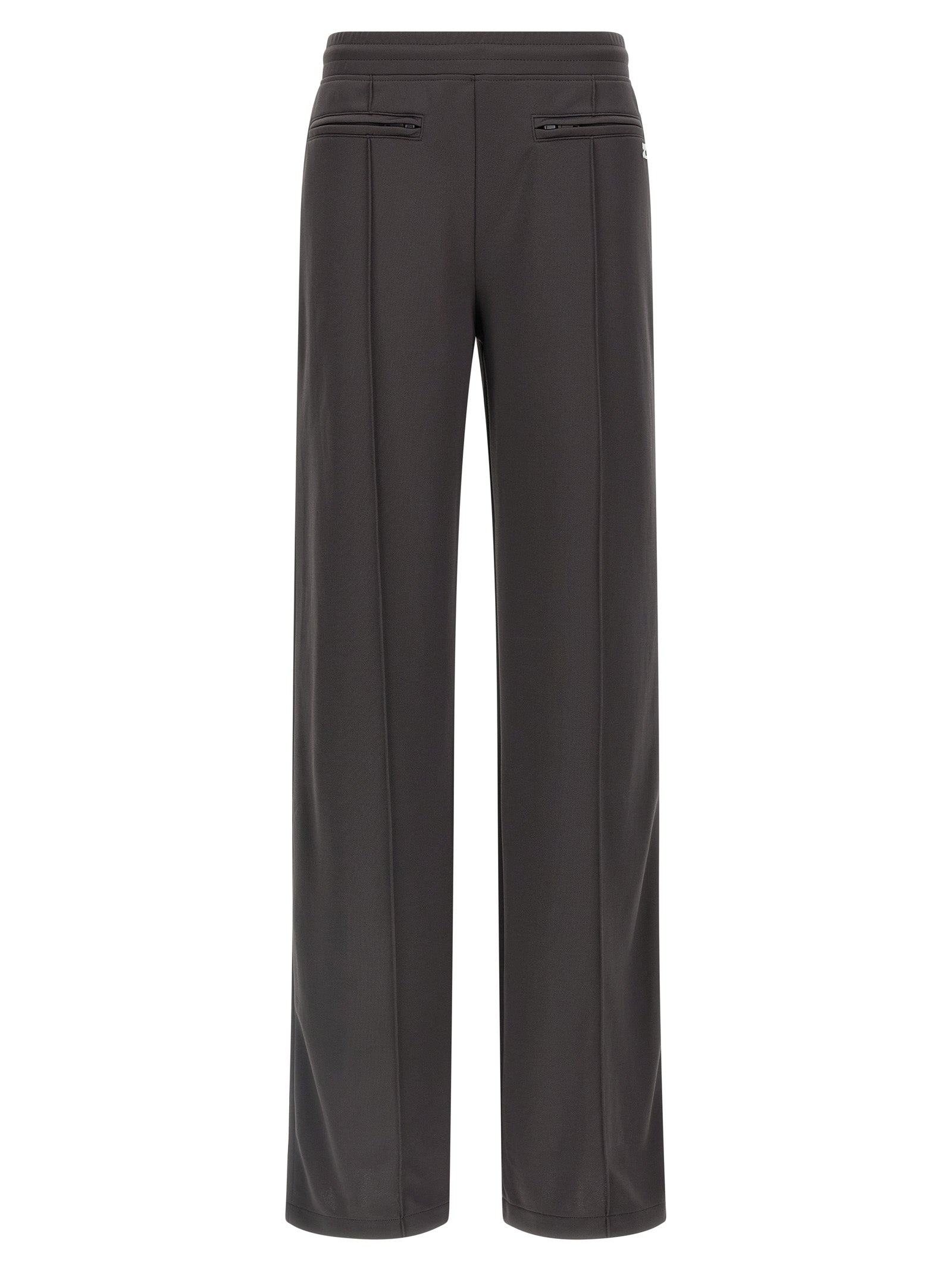 Gray Polyester Joggers (Workout Pants)