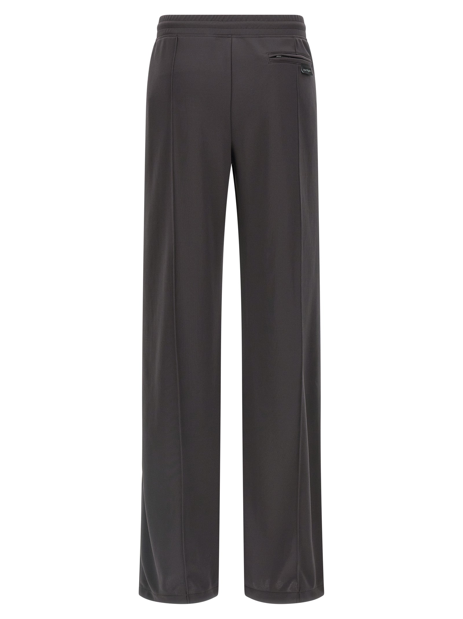 Gray Polyester Joggers (Workout Pants)