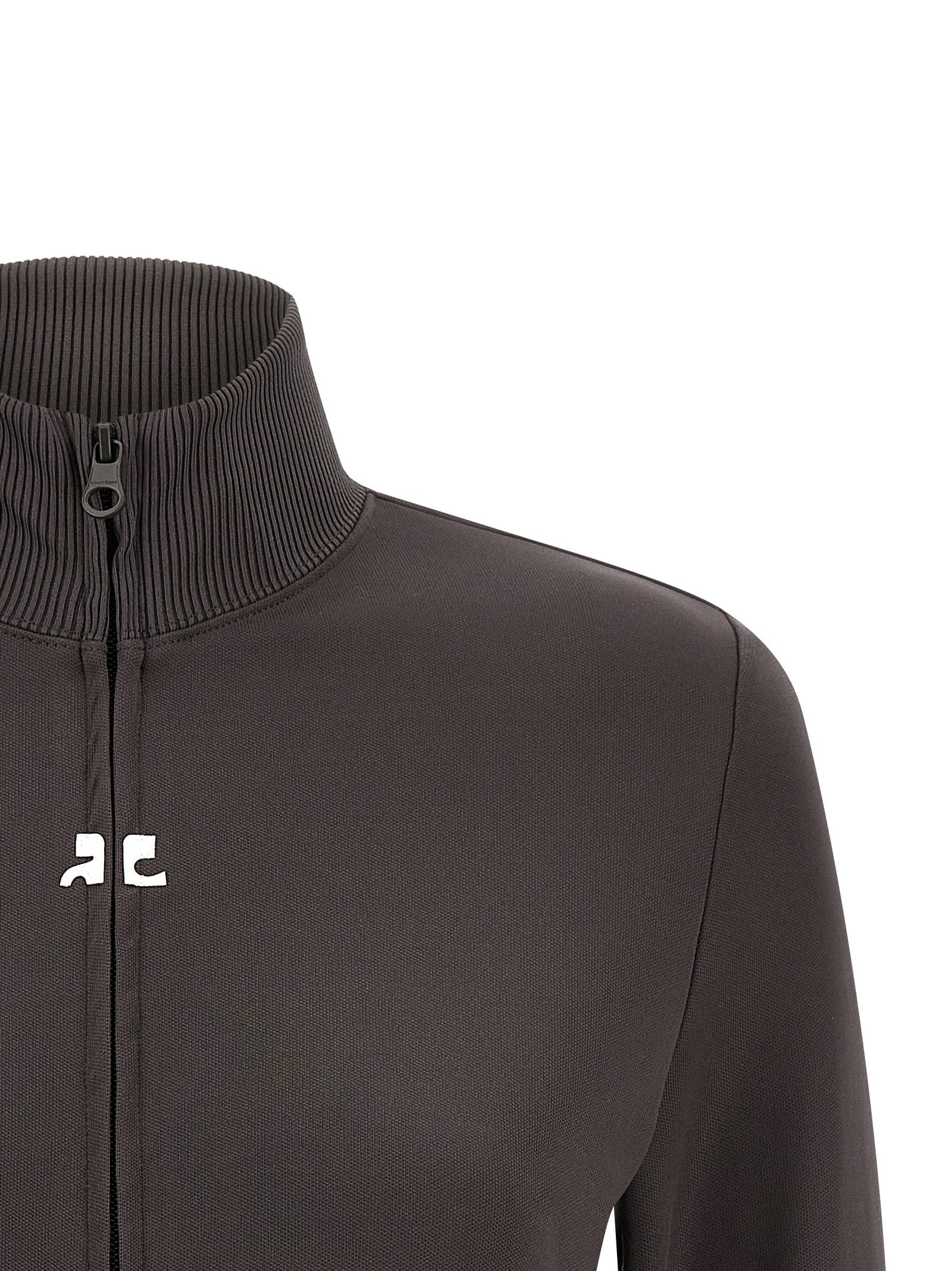 Gray Polyester Sweatshirt