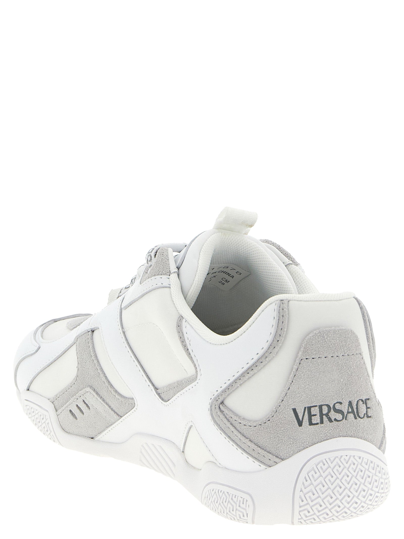 White Calfskin Athletic Sneakers