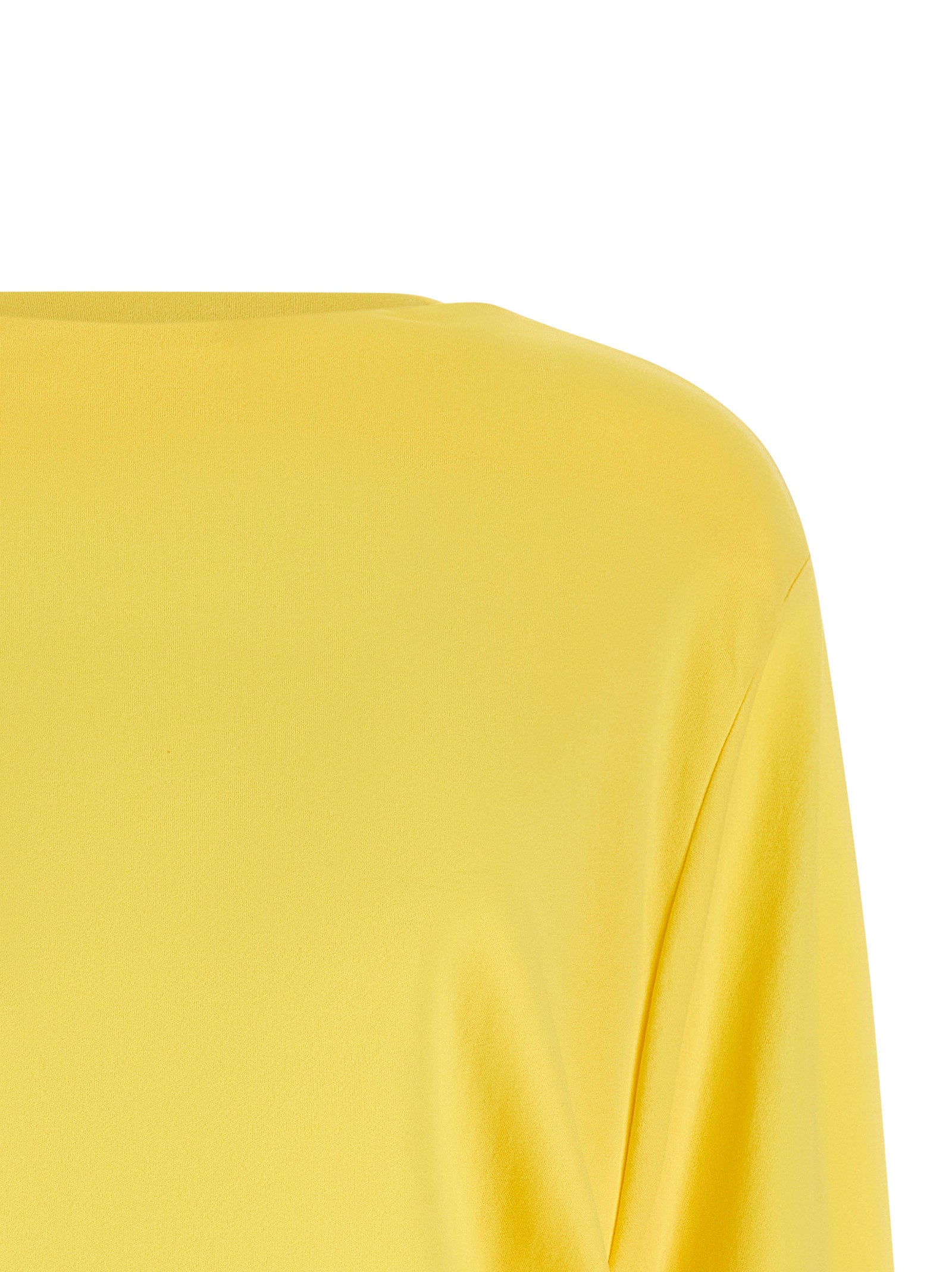 Bicolor Viscose Short Dress