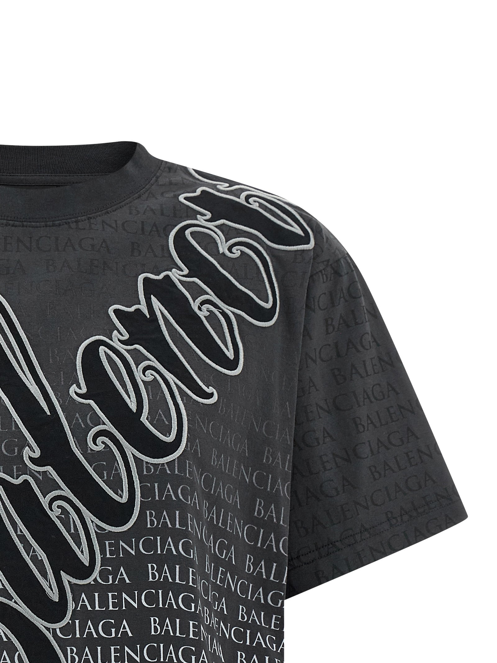 Black Cotton T-Shirt