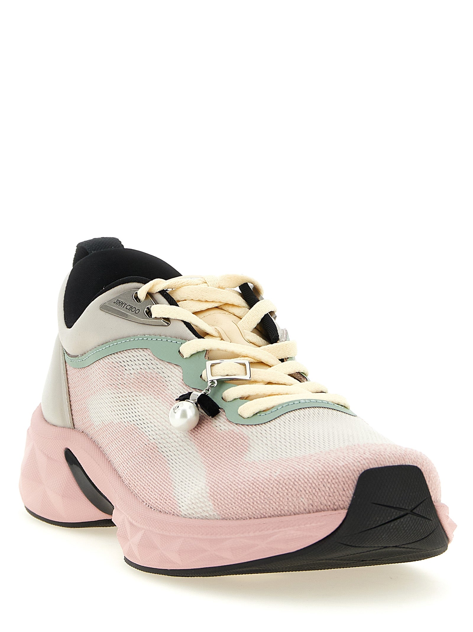 Multicolor Tencel Athletic Sneakers