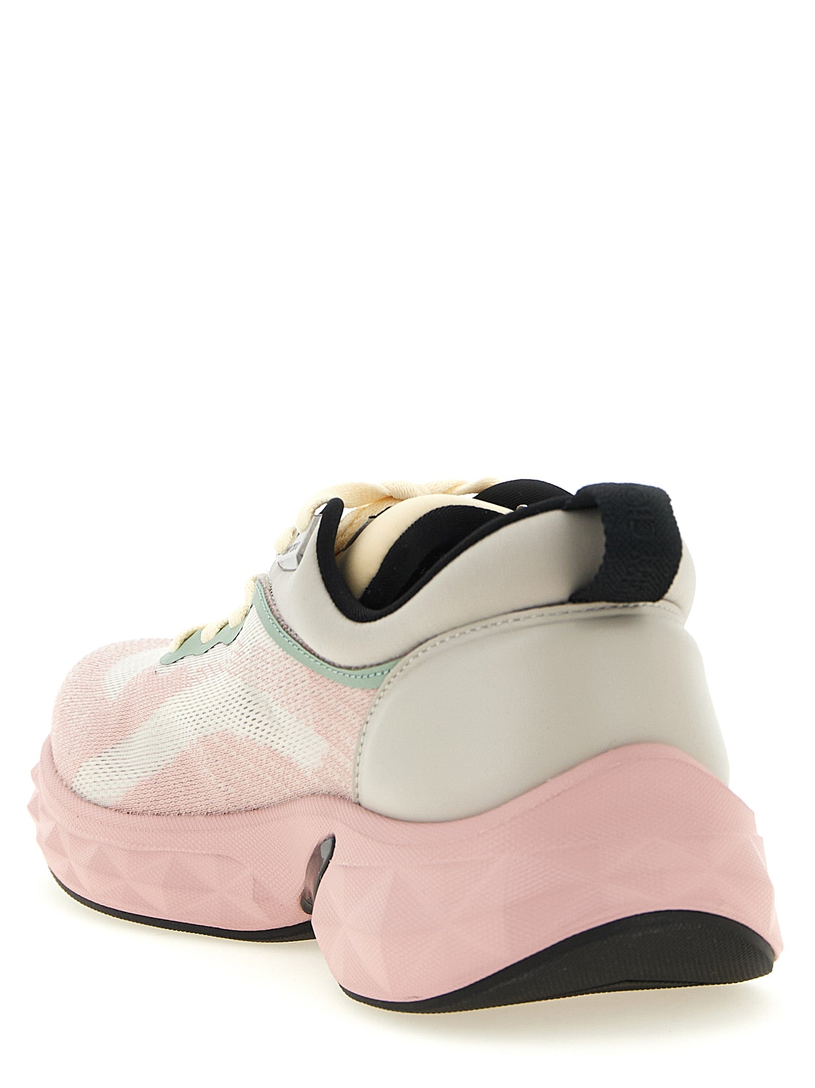 Multicolor Tencel Athletic Sneakers