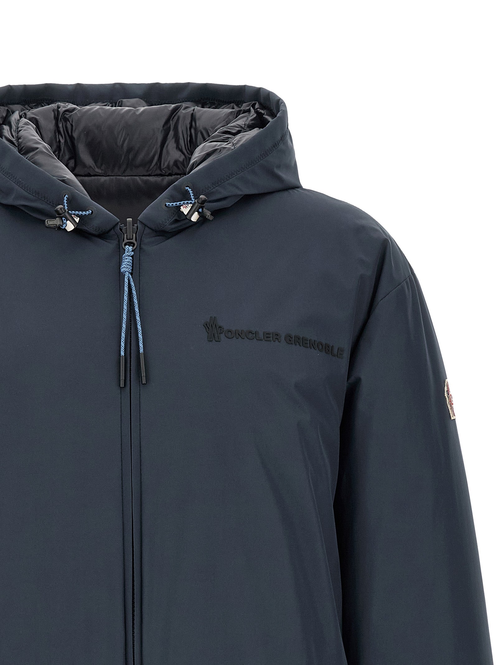Blue Polyamide Shell Jacket