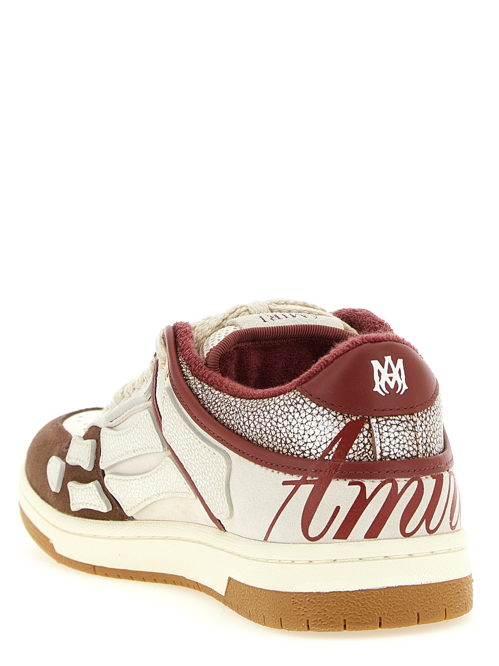Multicolor Bovine Leather Low Top Sneakers