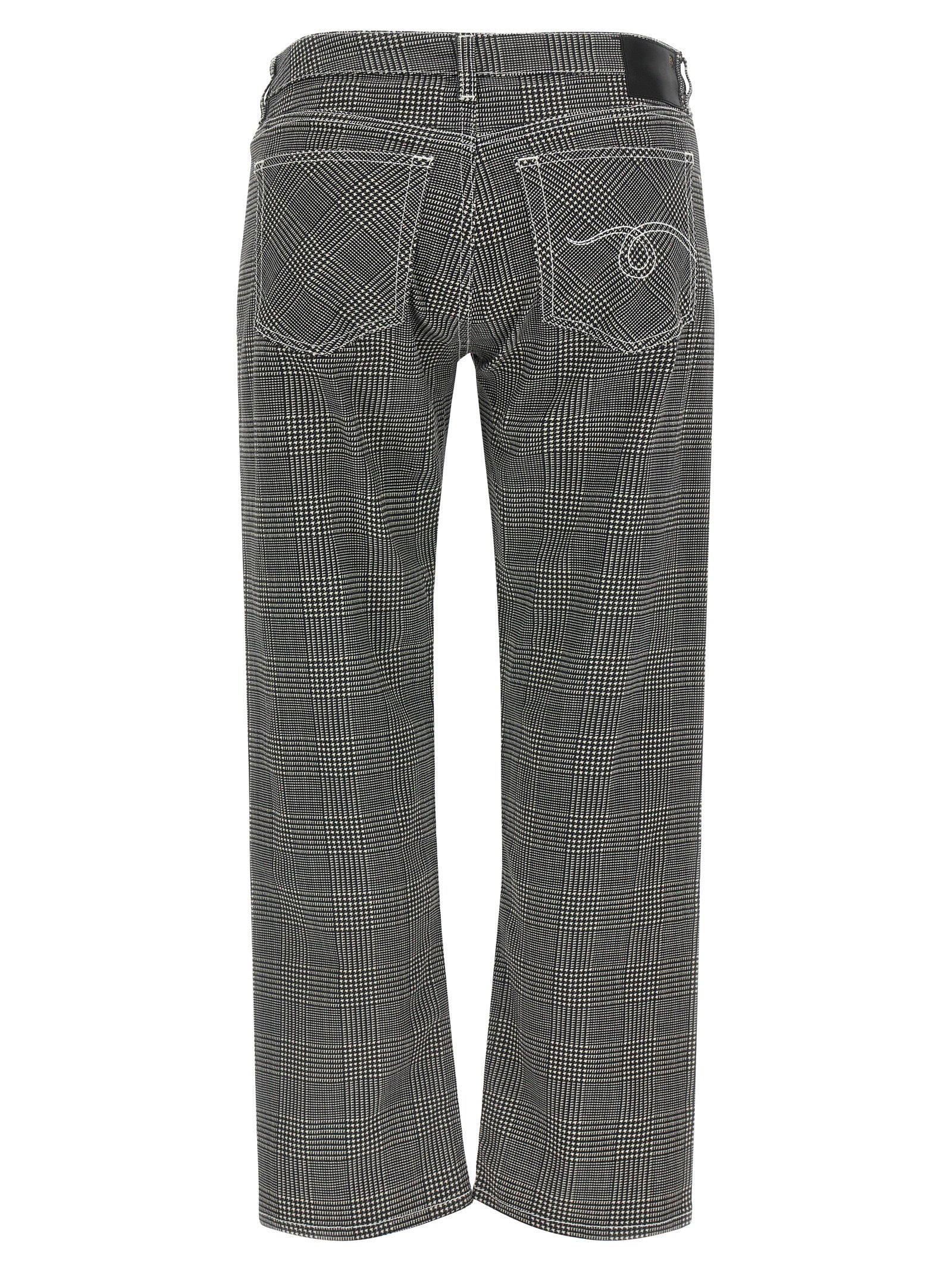 Bicolor Cotton Casual Pants