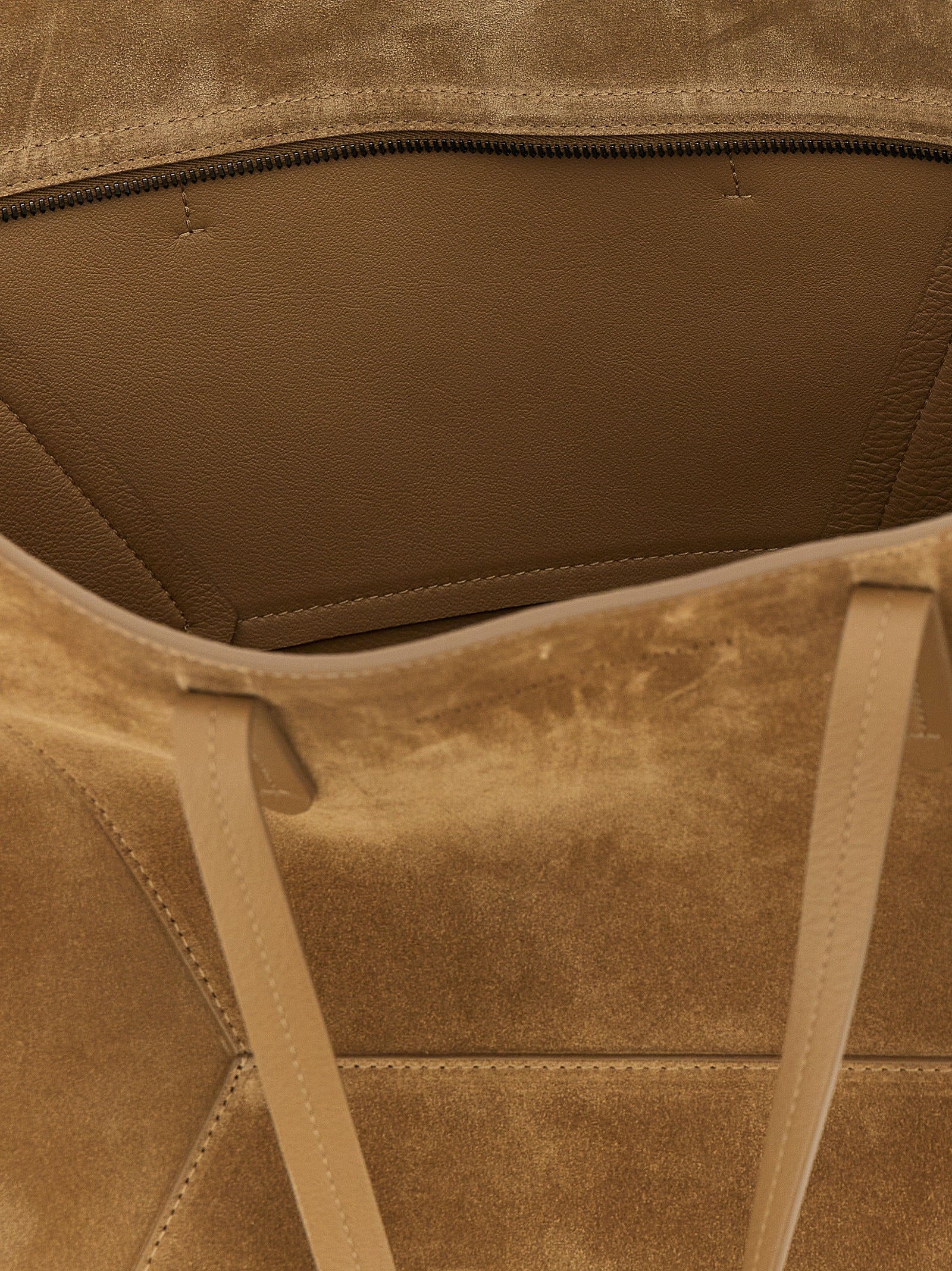 Brown Calfskin Shoulder Bag