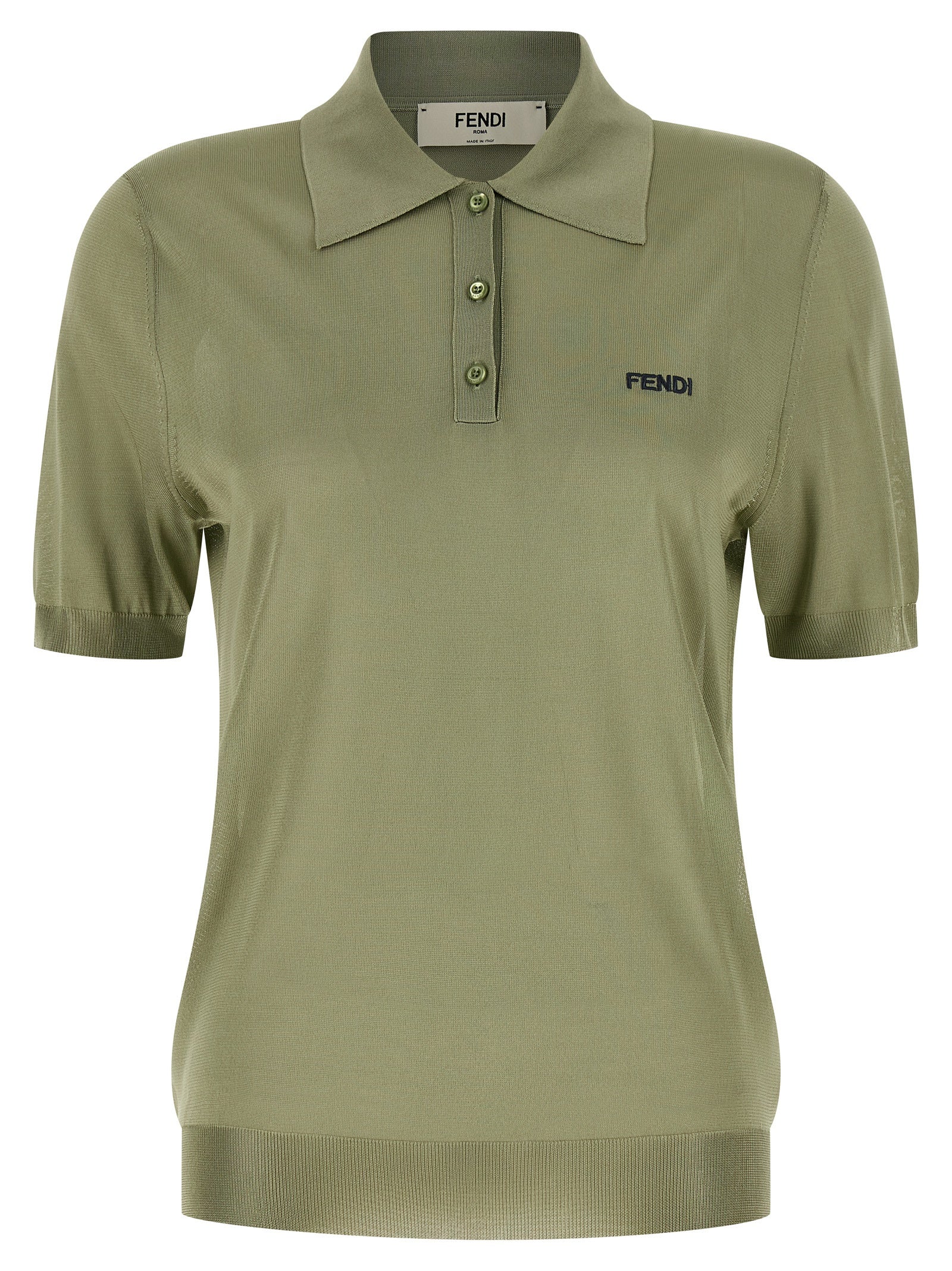 Bicolor Viscose Polo Shirt