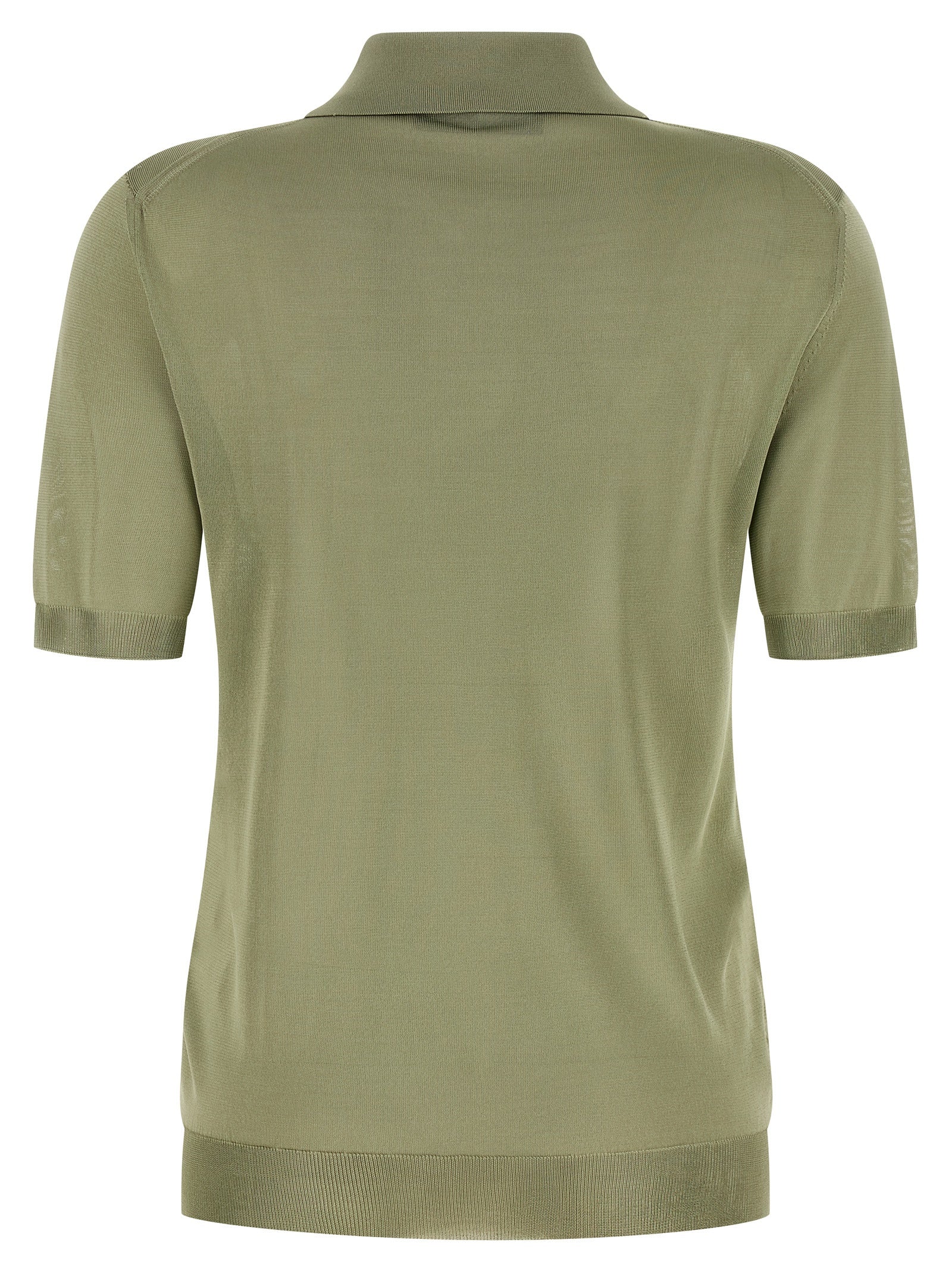 Bicolor Viscose Polo Shirt