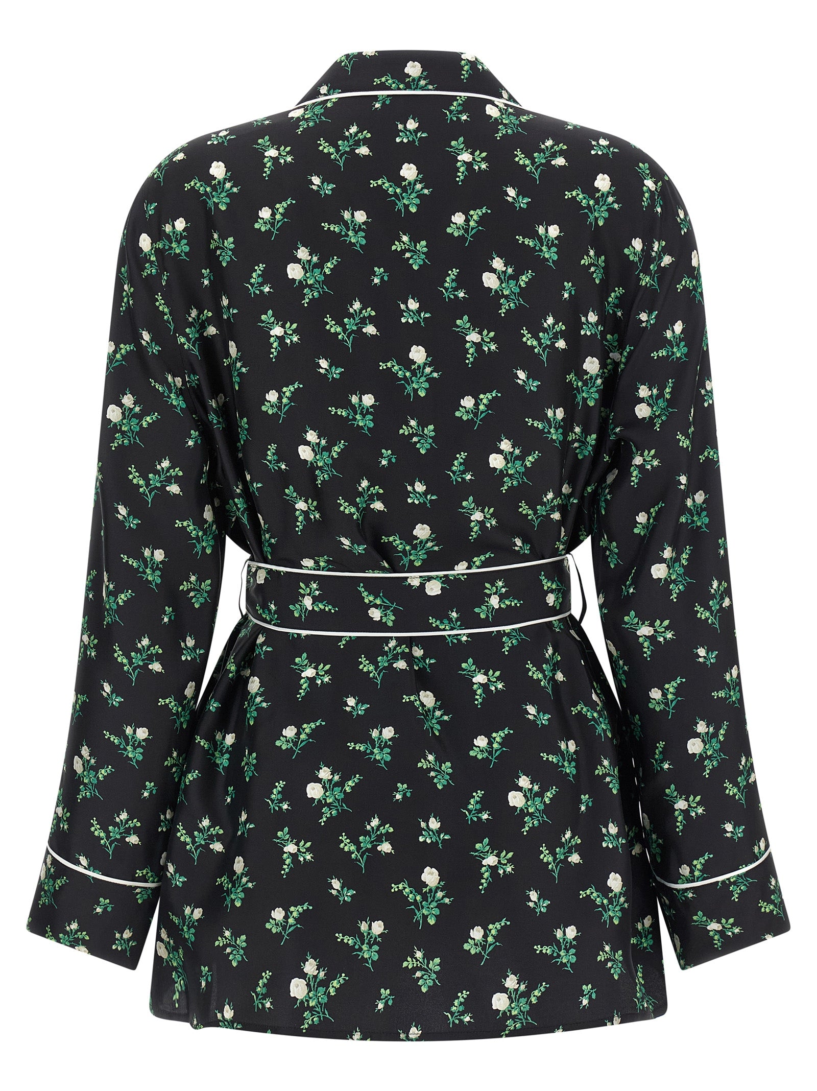Black Silk Blouse