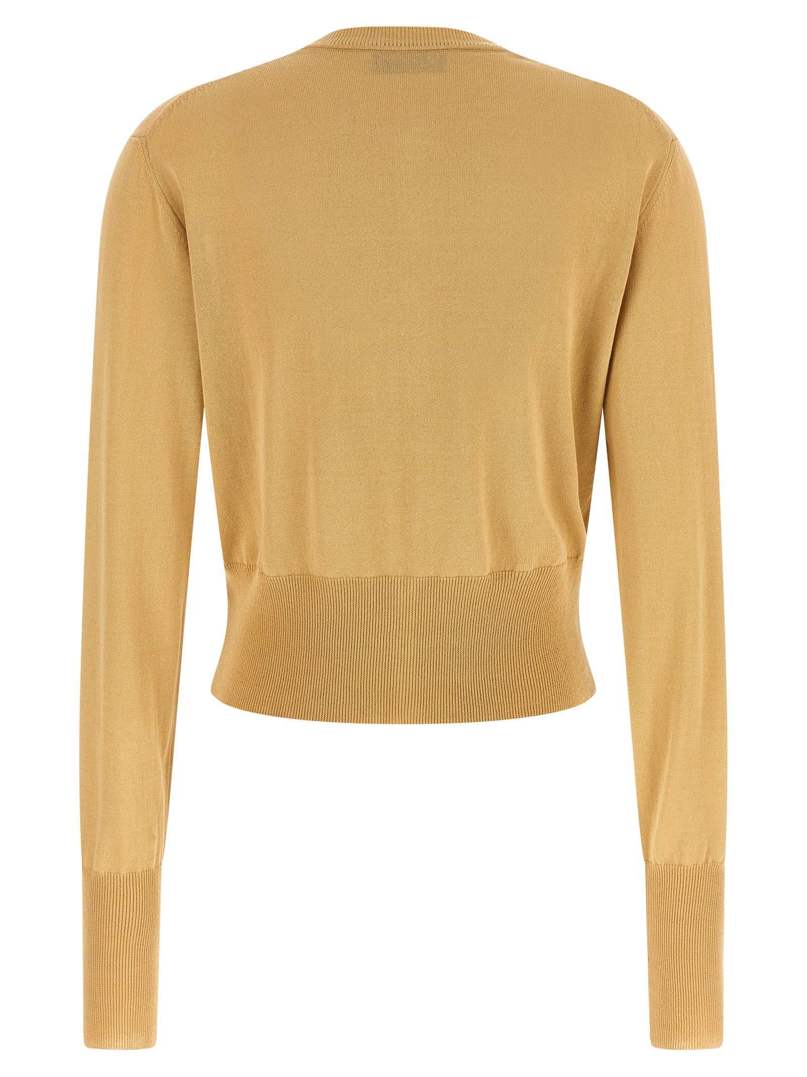 Beige Cotton Cardigan