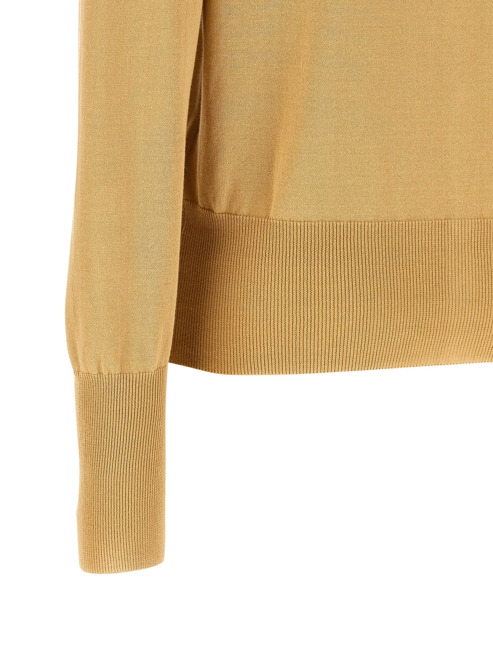 Beige Cotton Cardigan