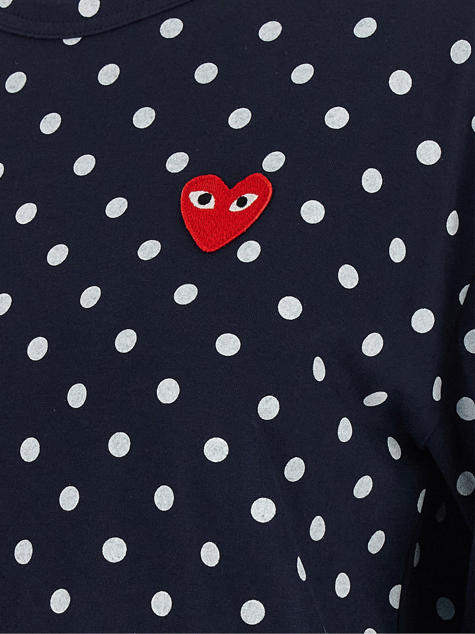 Blue Cotton Long Sleeve T-Shirt