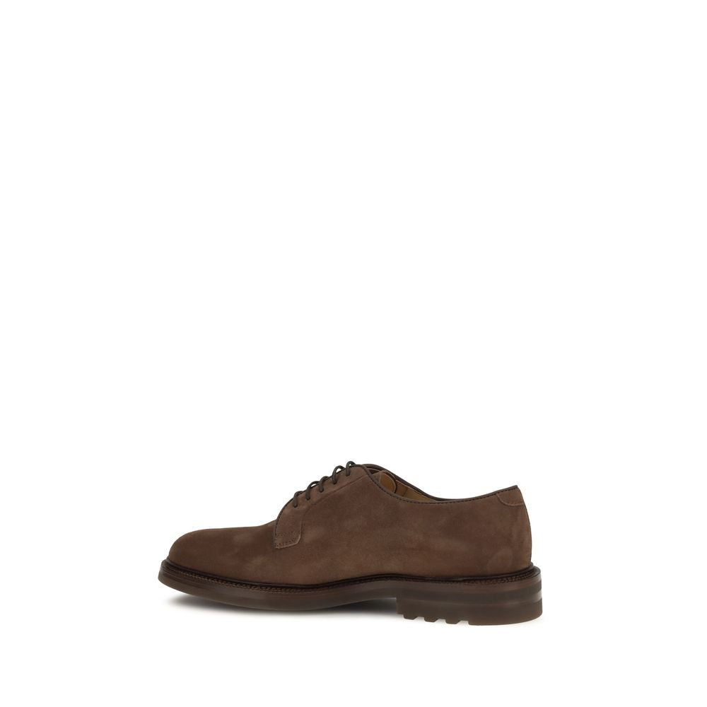 Brown Calf Leather Bos Taurus Oxfords And Derbies