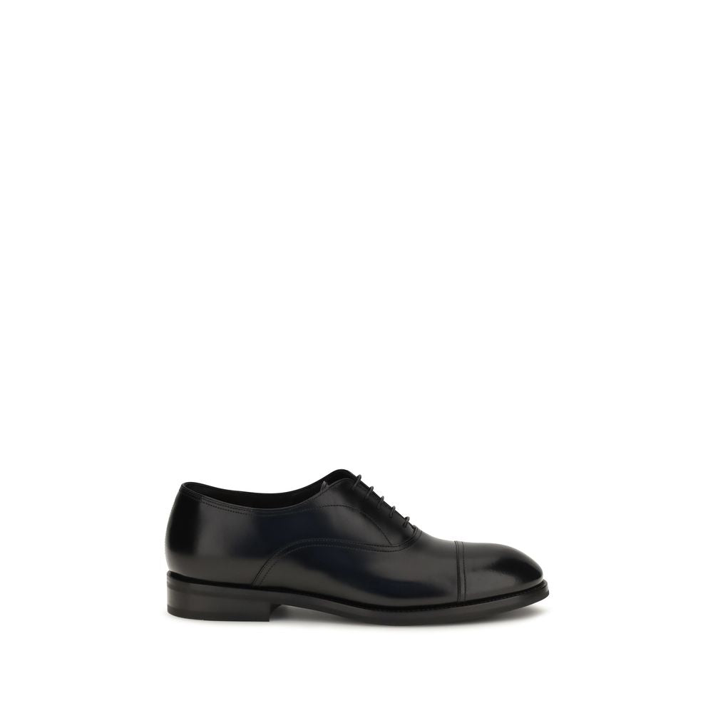 Black Calf Leather Bos Taurus Oxfords And Derbies