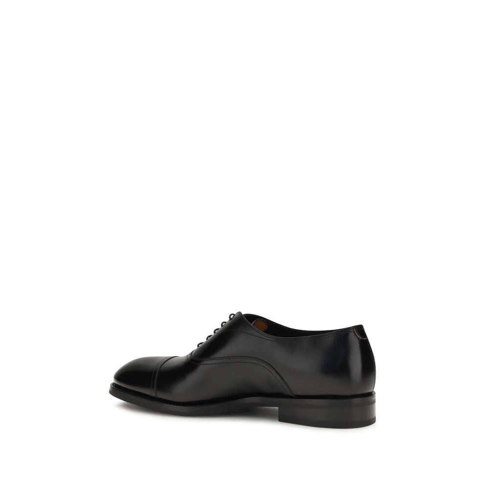 Black Calf Leather Bos Taurus Oxfords And Derbies
