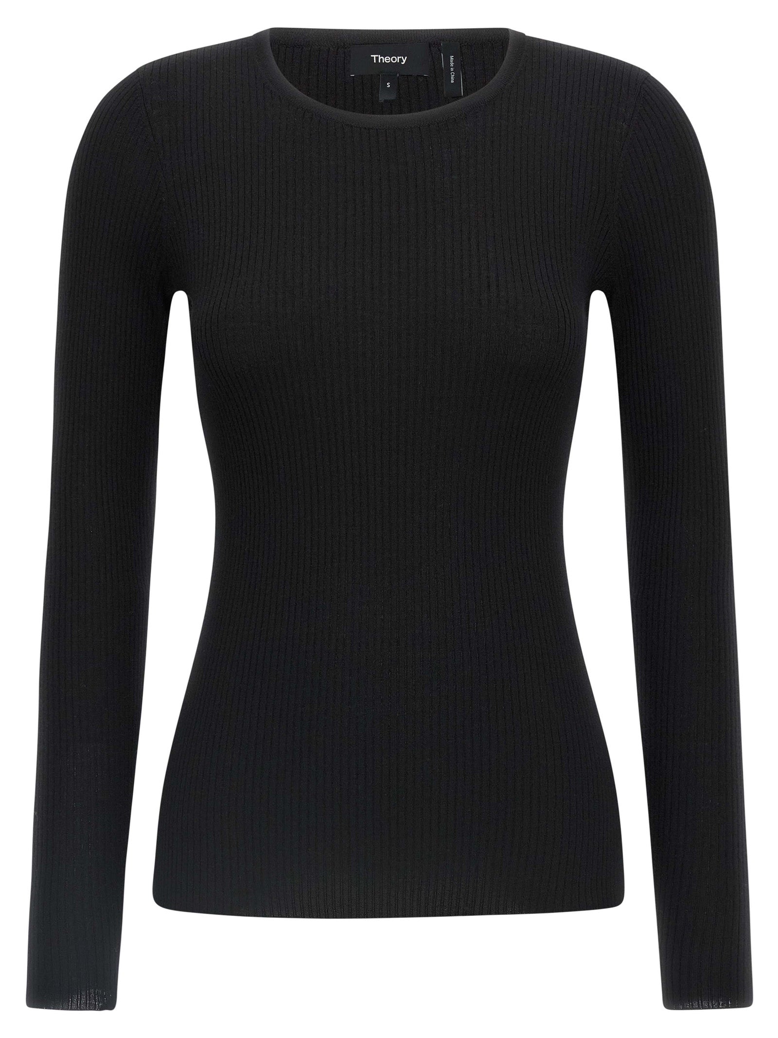 Black Merino Wool Cardigan