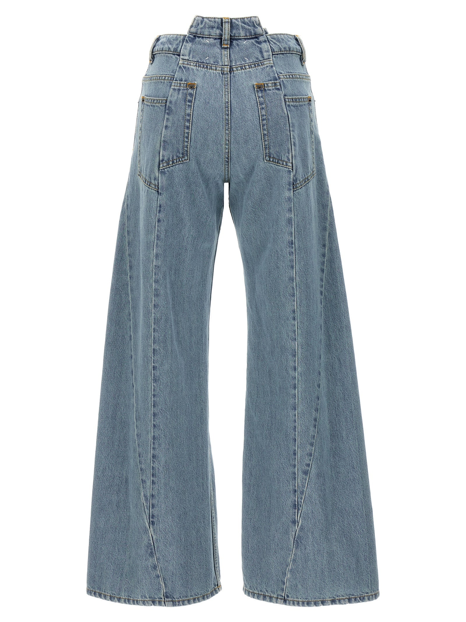 Blue Cotton Jeans Denim