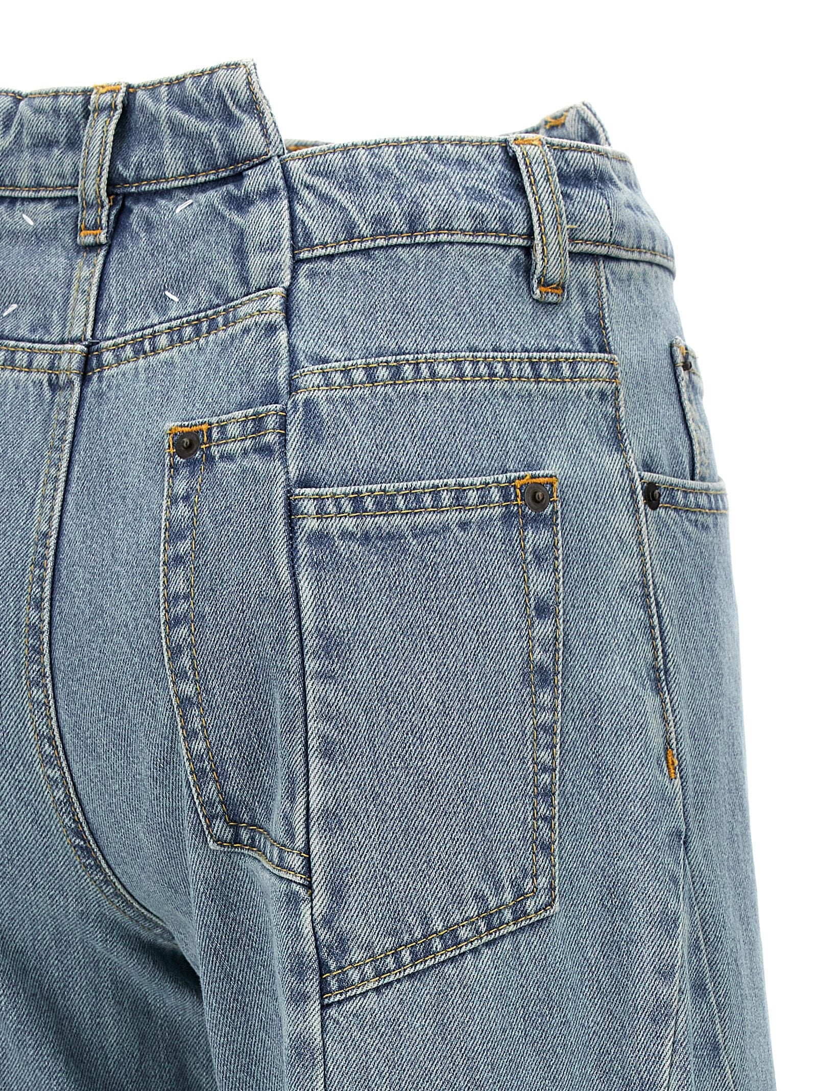 Blue Cotton Jeans Denim
