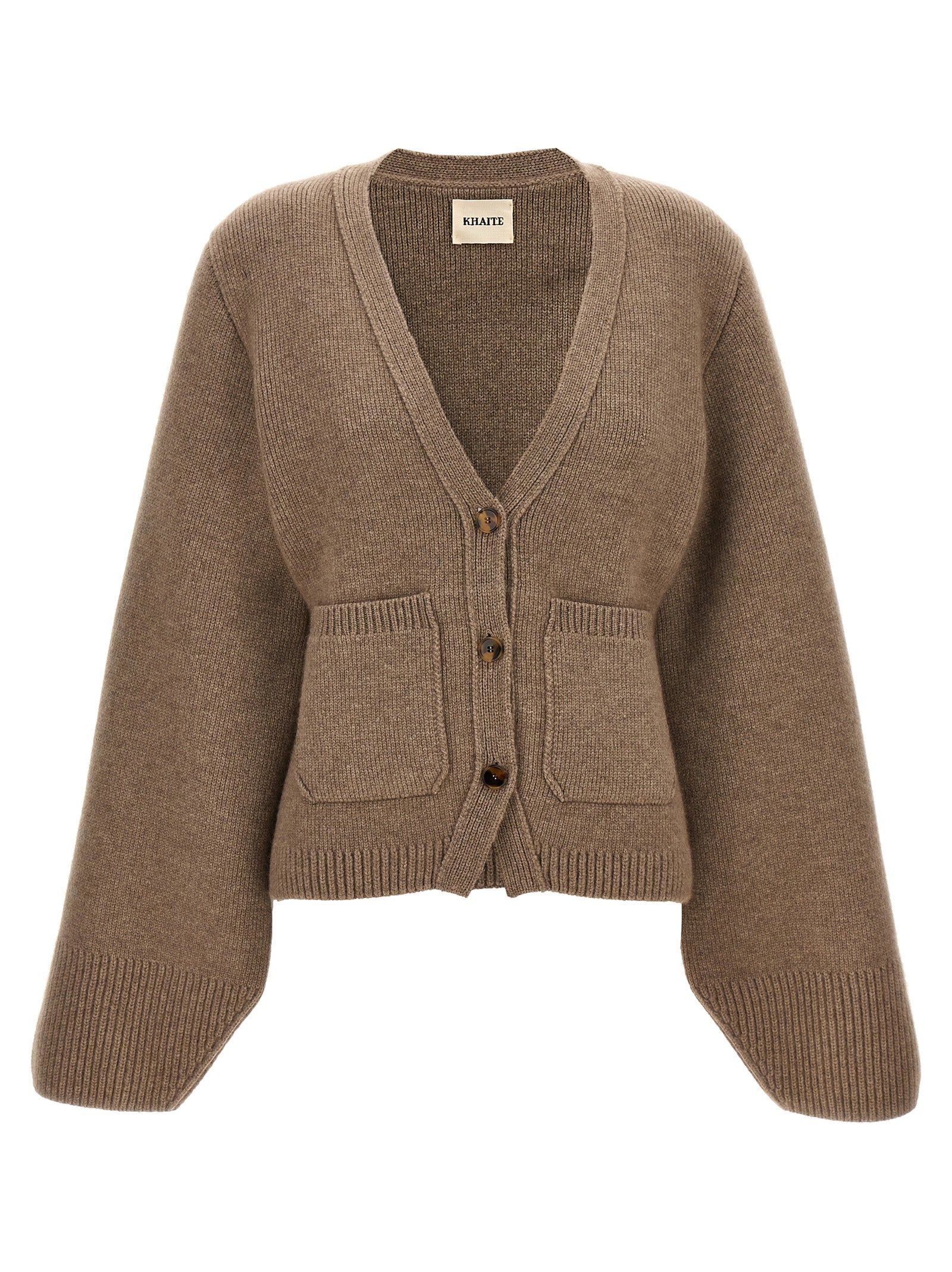 Brown Cashmere Cardigan