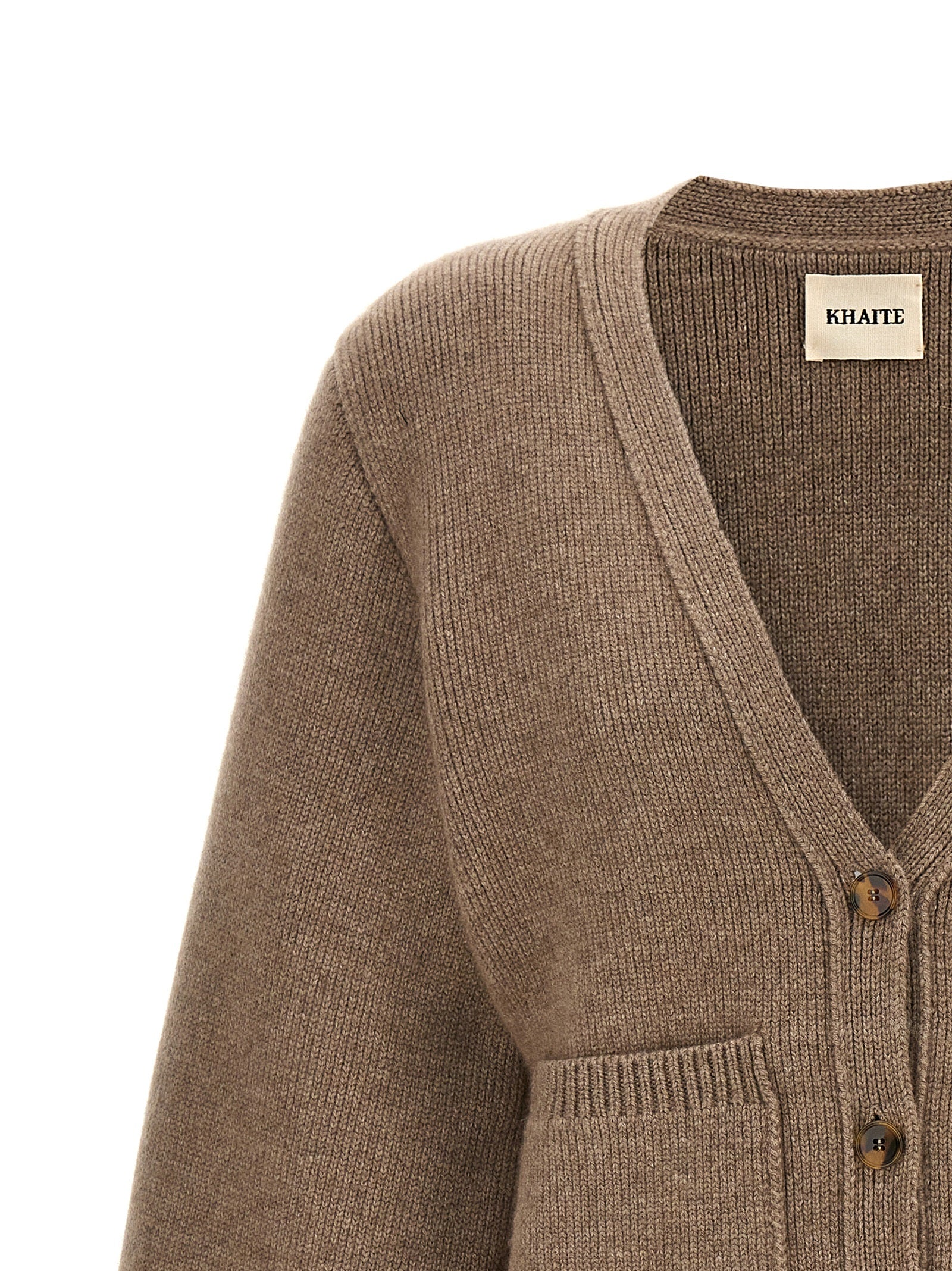 Brown Cashmere Cardigan