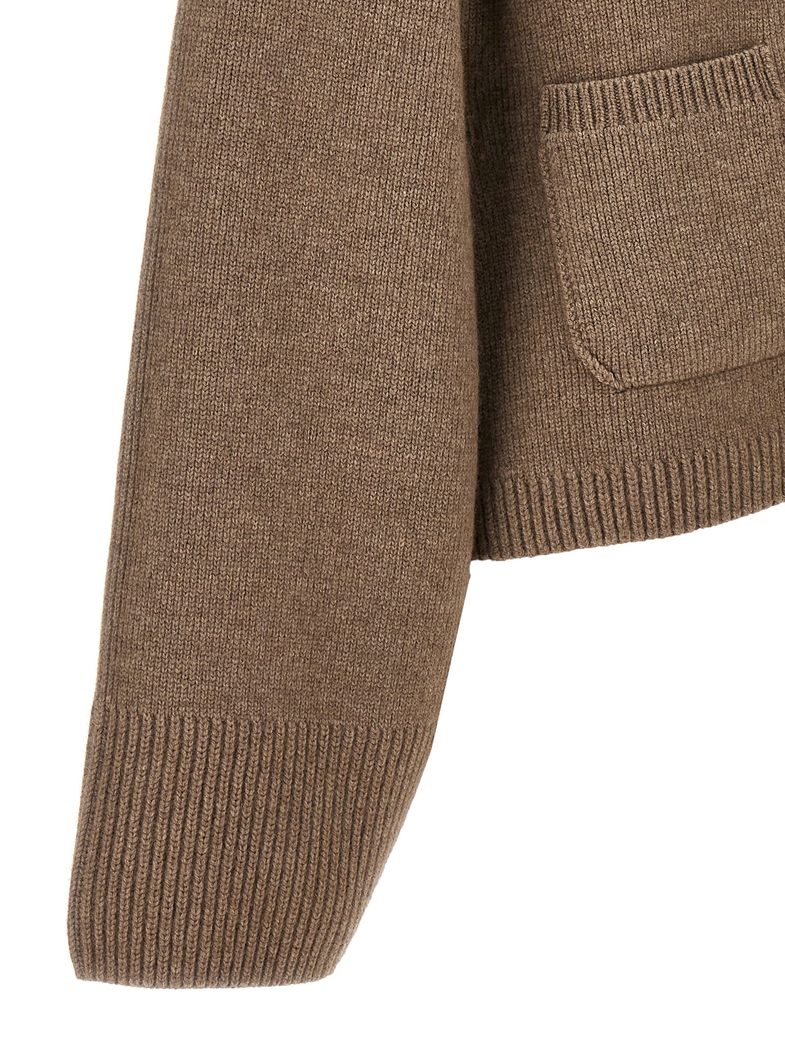 Brown Cashmere Cardigan