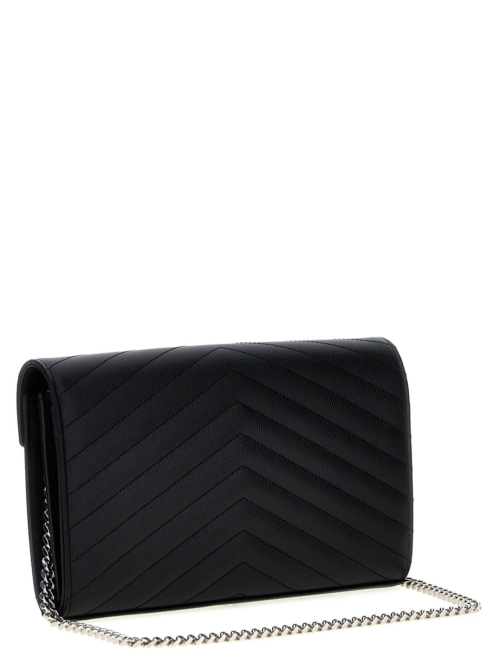 Black Calfskin Clutch Bag
