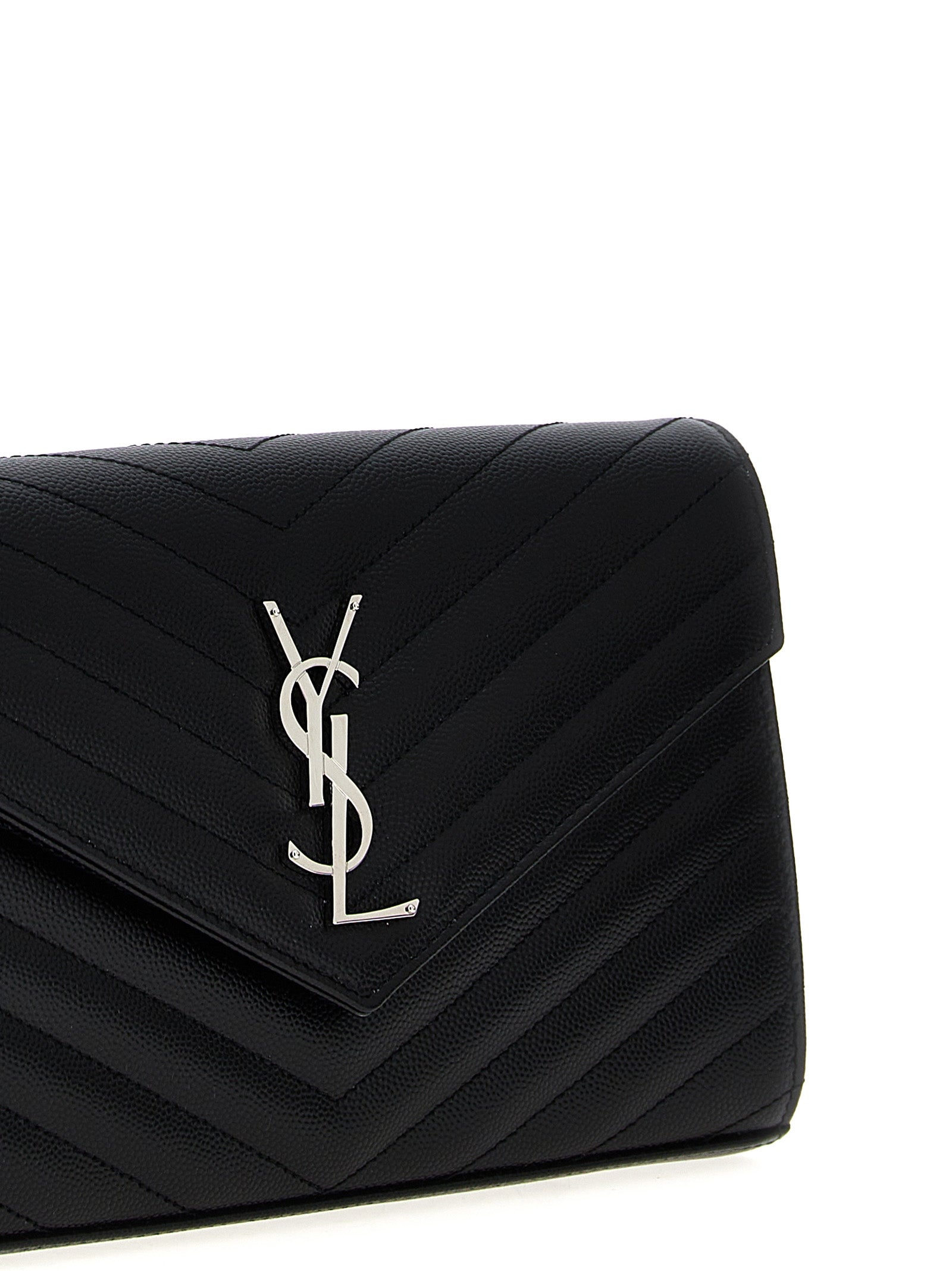 Black Calfskin Clutch Bag