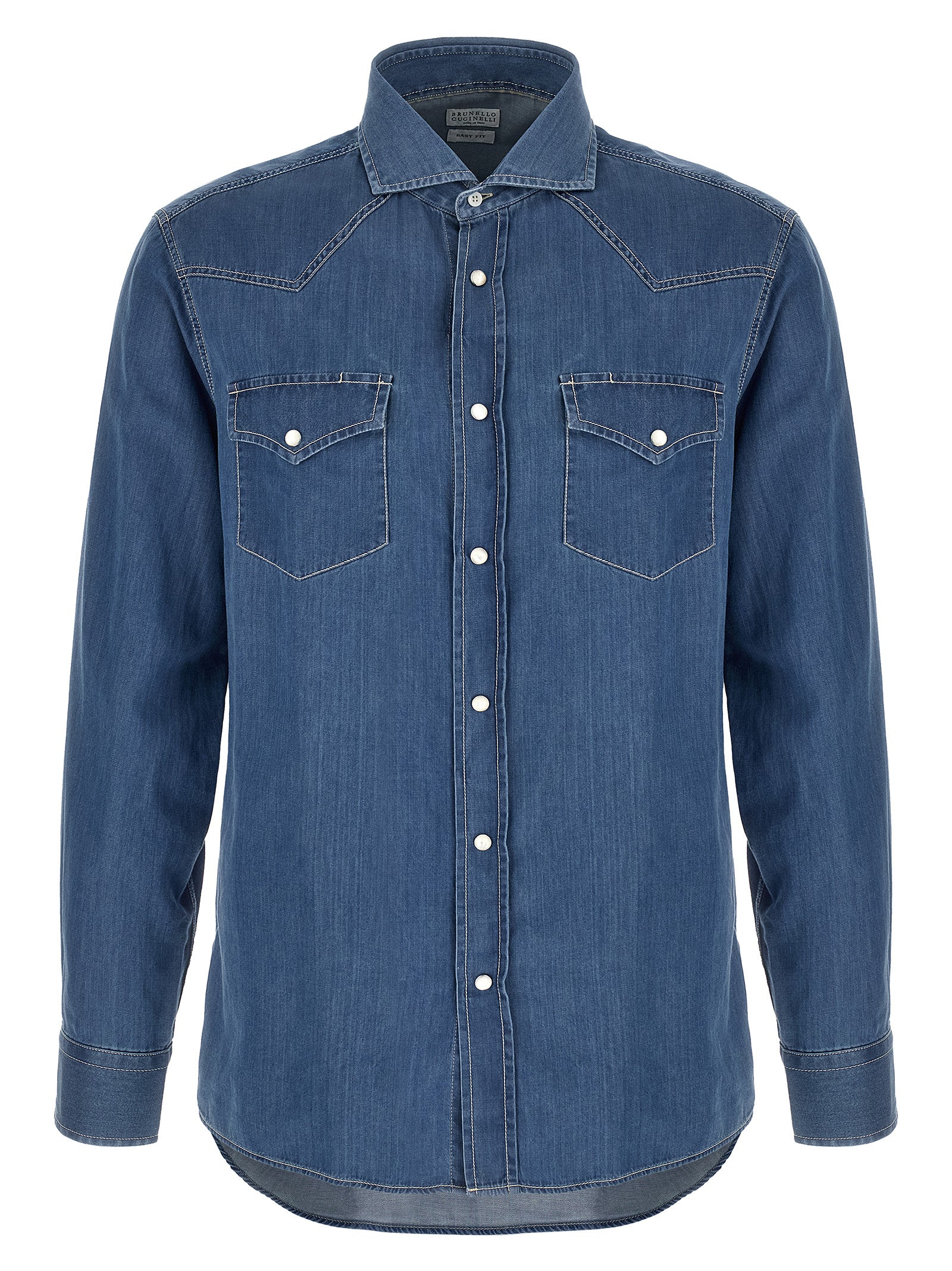 Blue Cotton Blouse