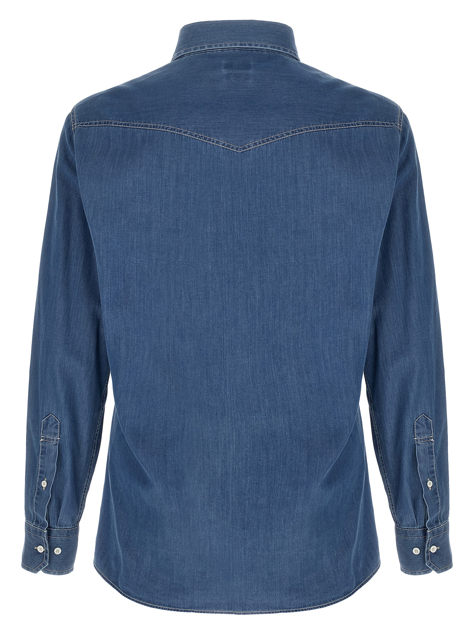Blue Cotton Blouse