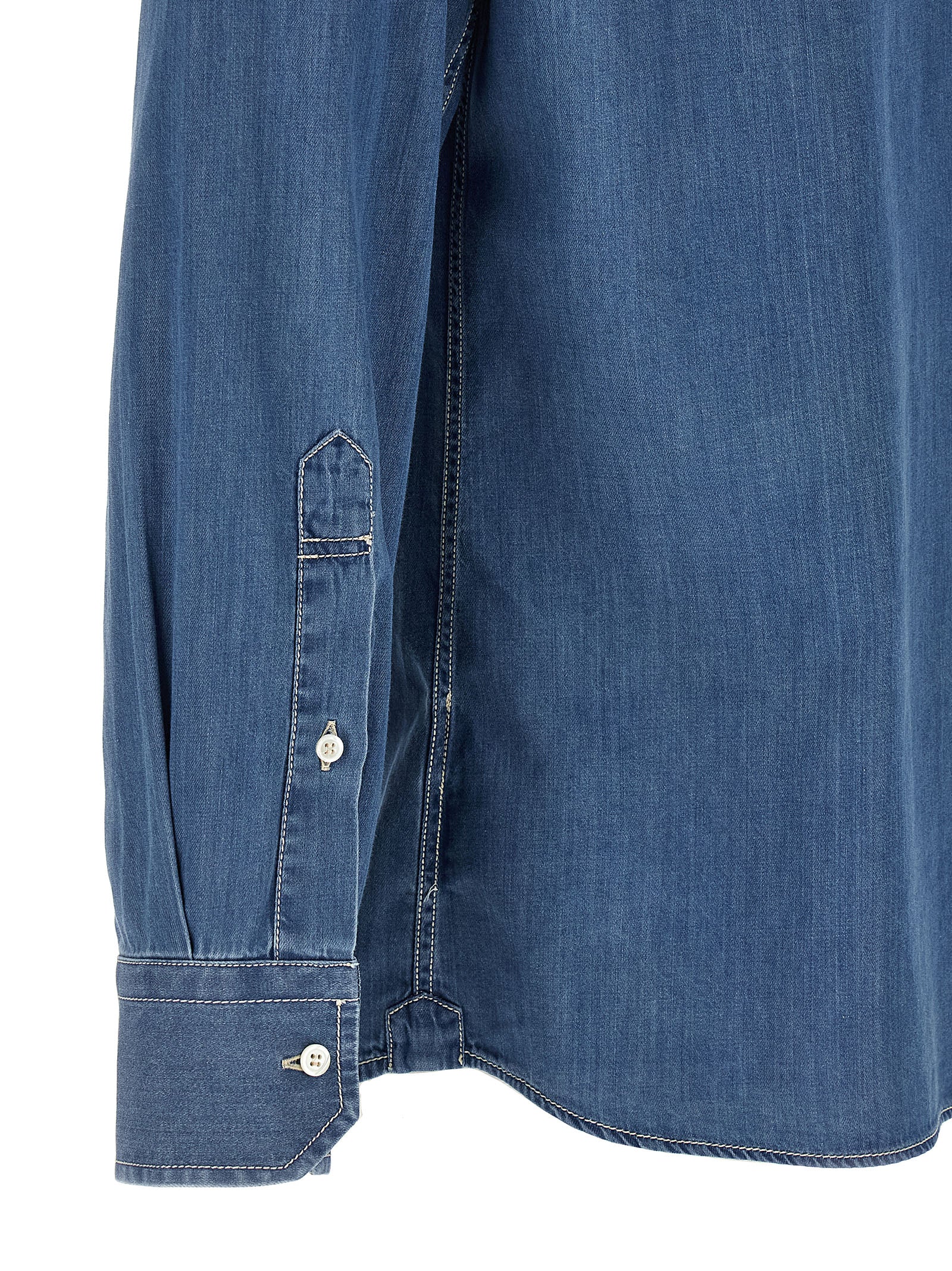 Blue Cotton Blouse