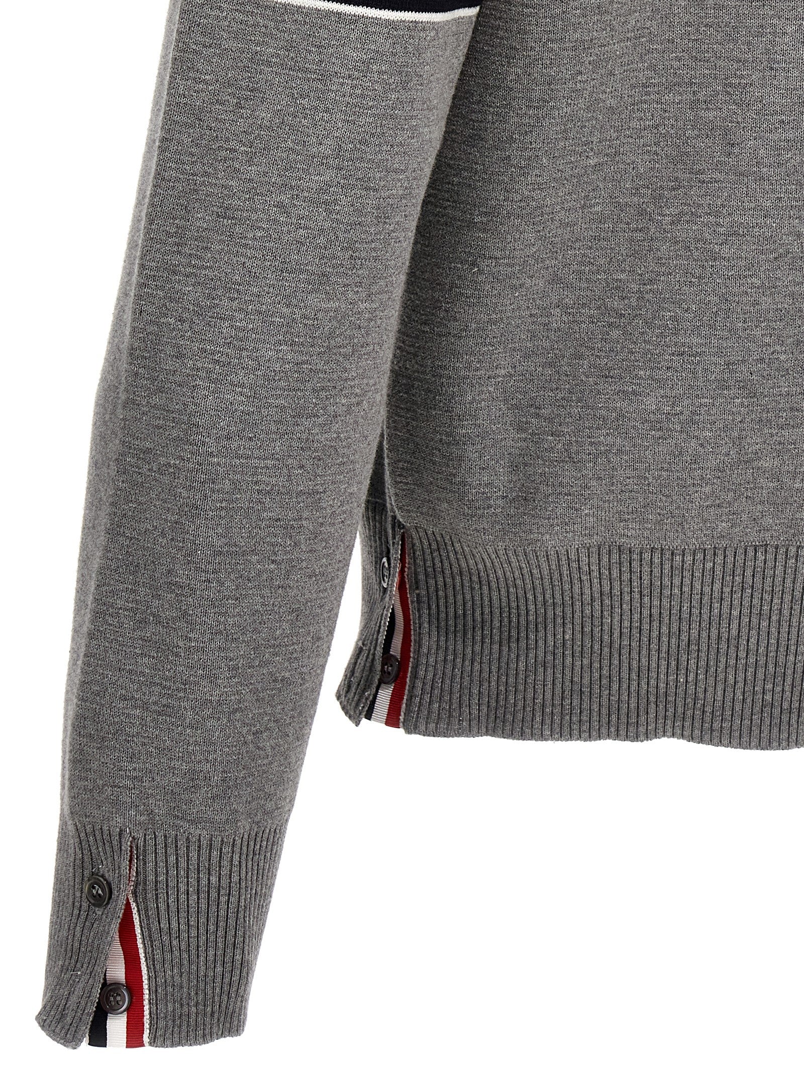 Gray Cotton Cardigan