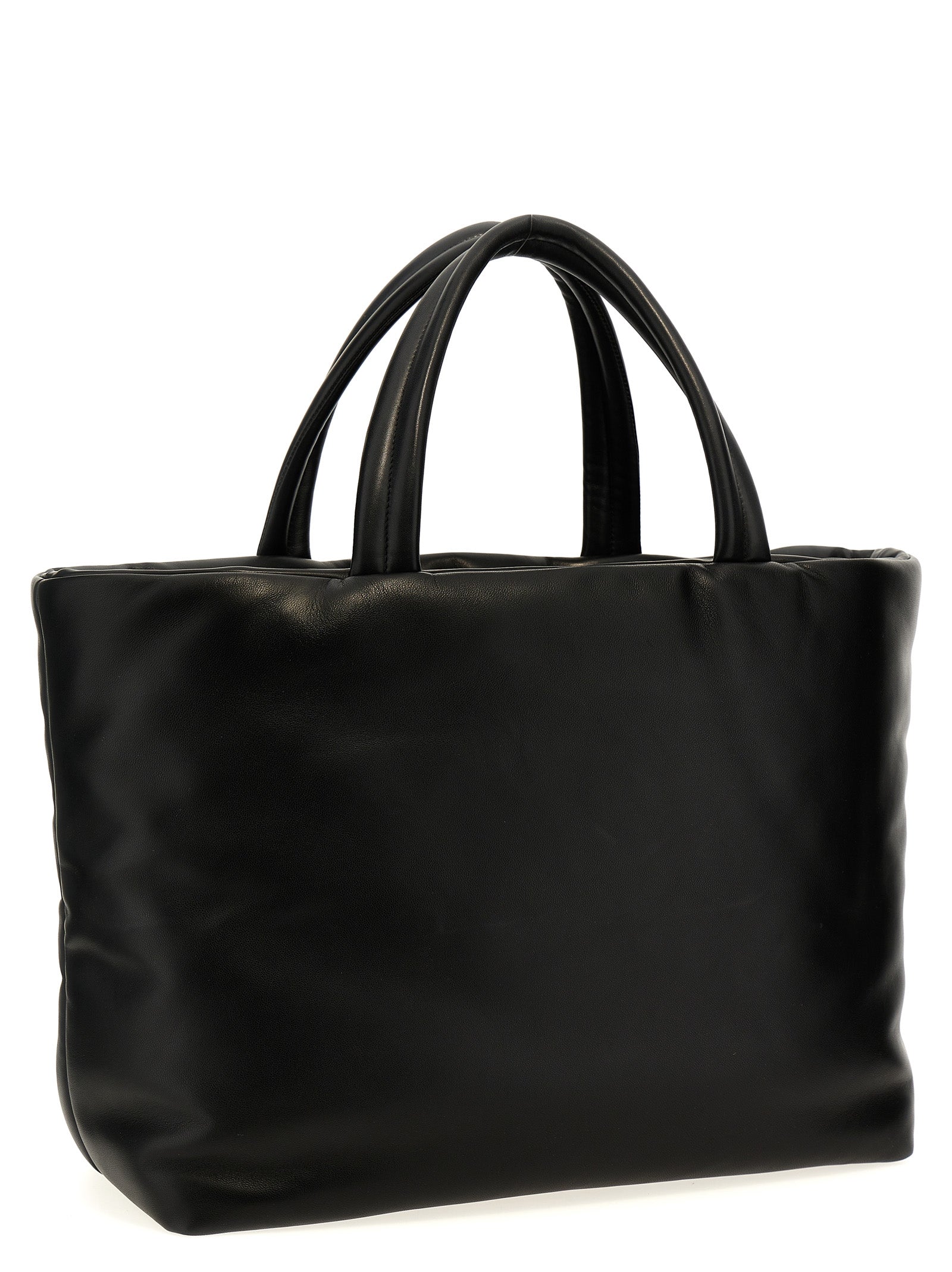 Black Lamb Leather Tote Bag