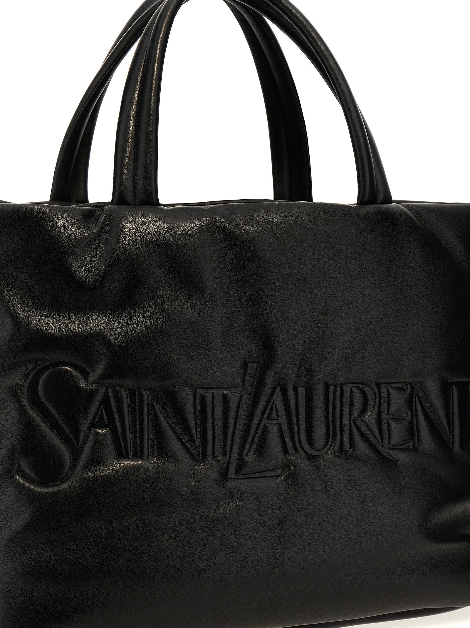 Black Lamb Leather Tote Bag