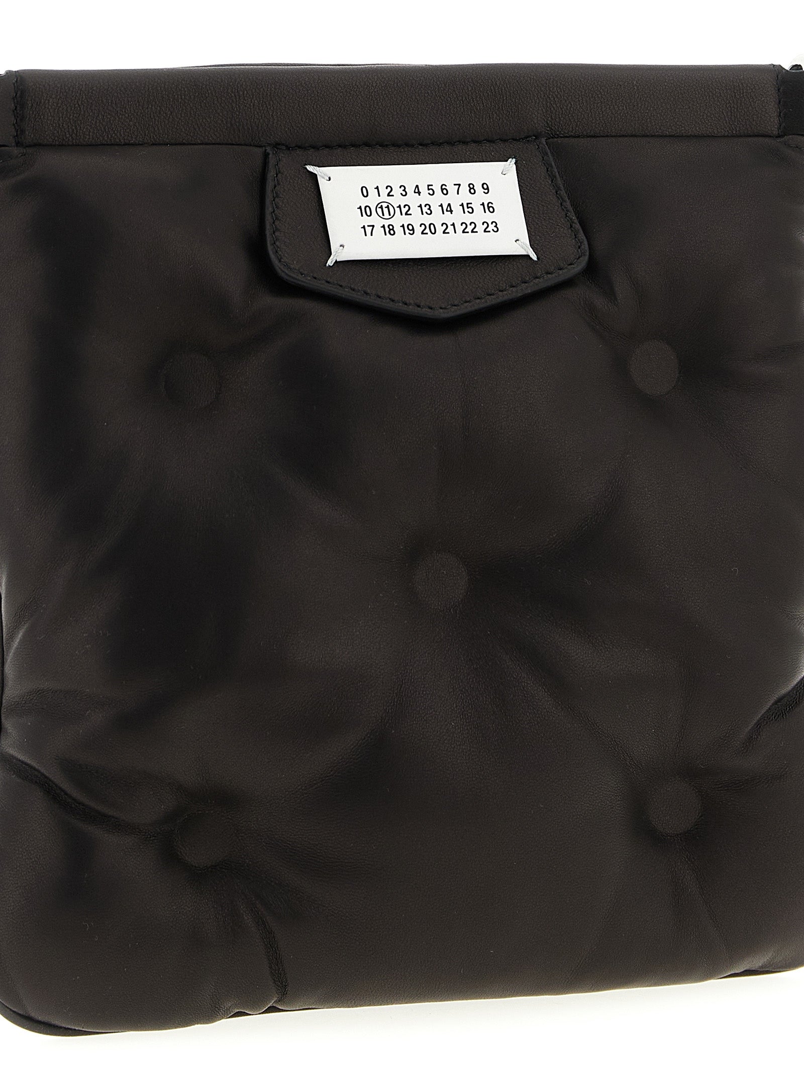 Black Lambskin Crossbody Bag