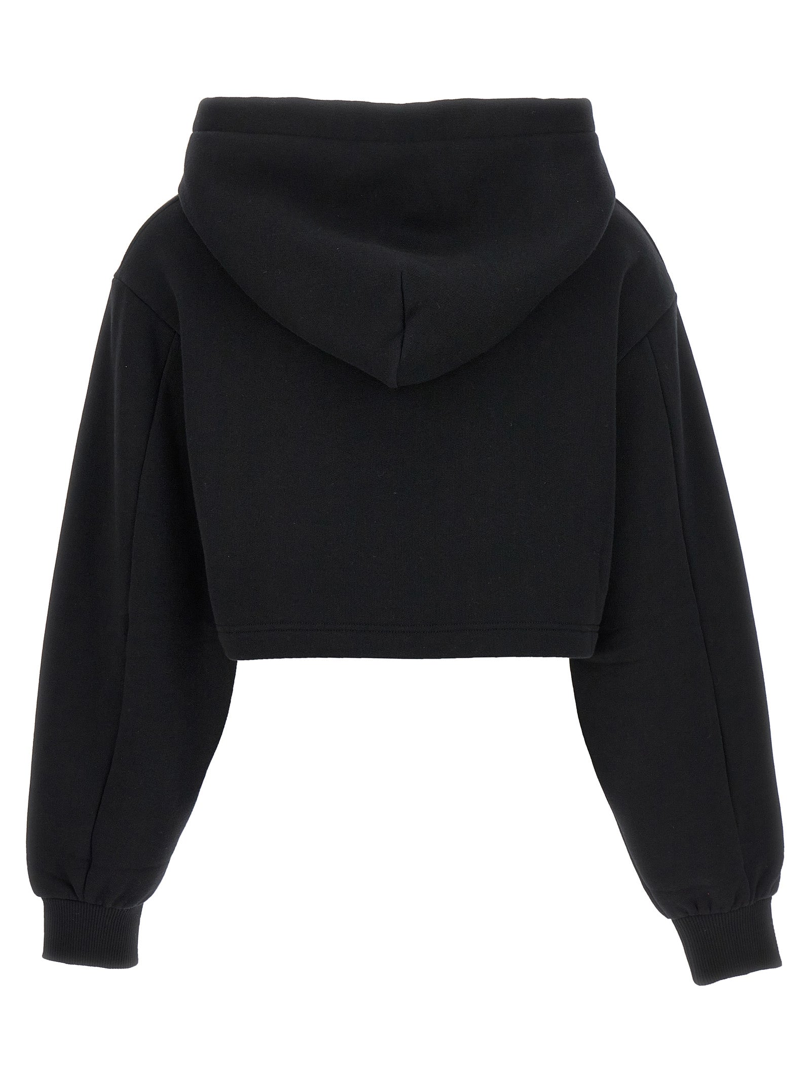 Black Cotton Hoodie