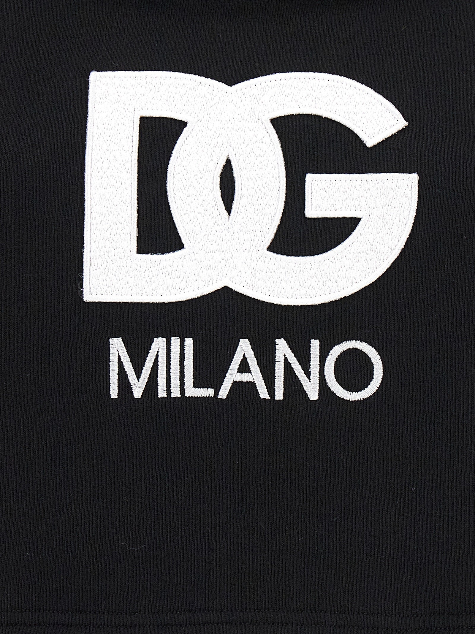 Black Cotton Hoodie