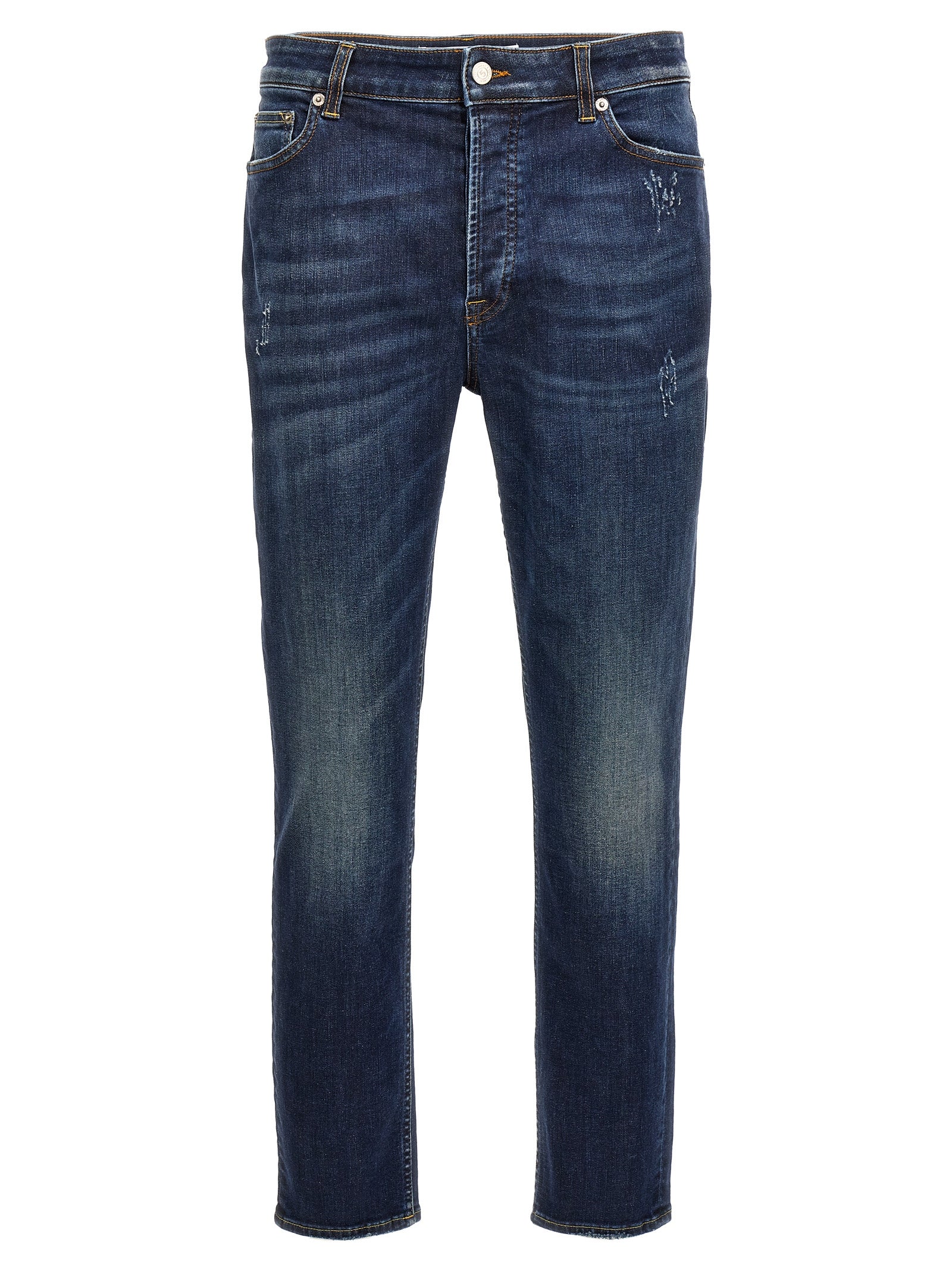 Blue Cotton Jeans Denim